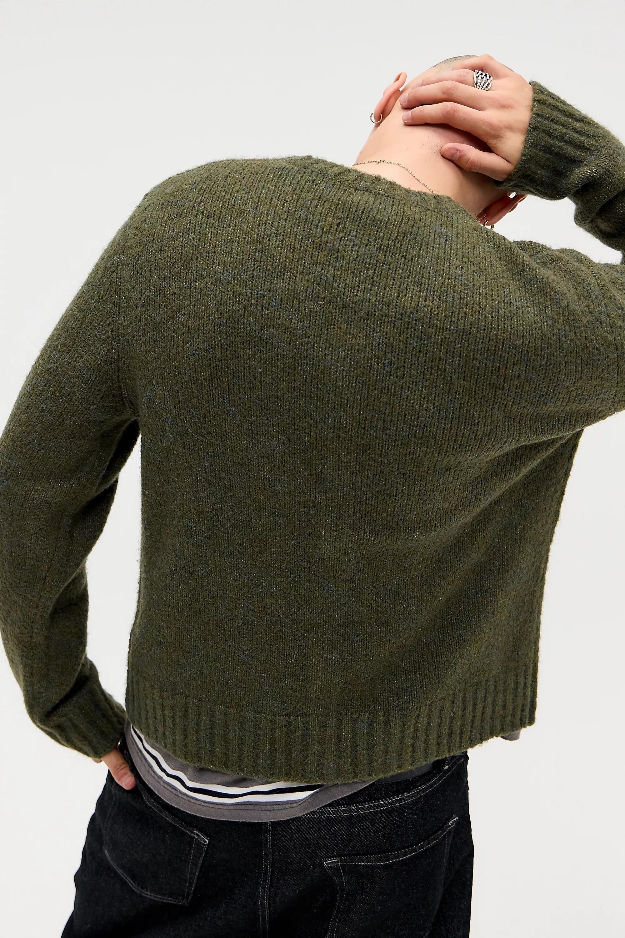 GREEN BDG Green 98 Knit Cardigan, GRN, large image number 3