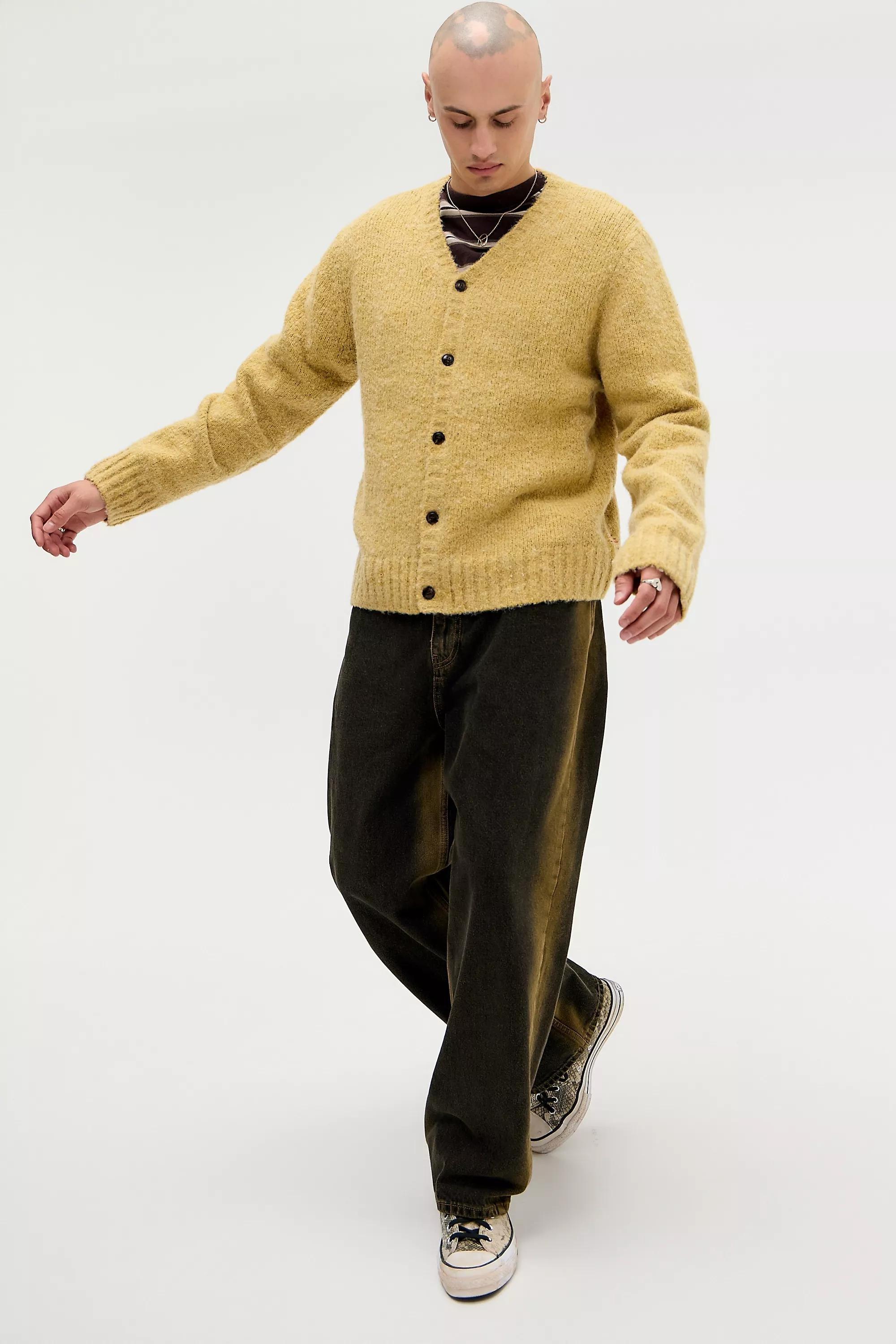 Yellow Bdg Yellow 98 Cardigan, YEL, large image number 2