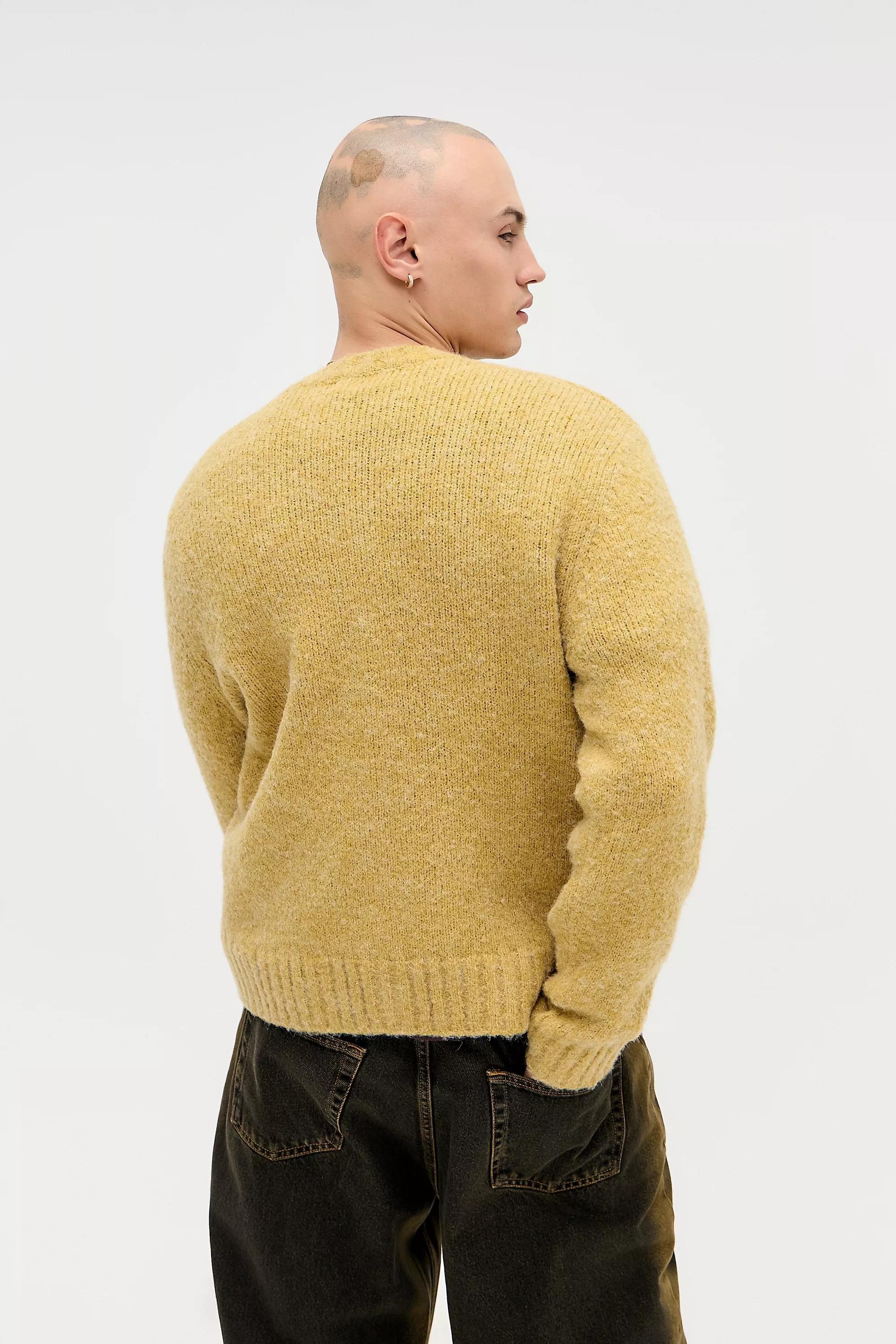 Yellow Bdg Yellow 98 Cardigan, YEL, large image number 3