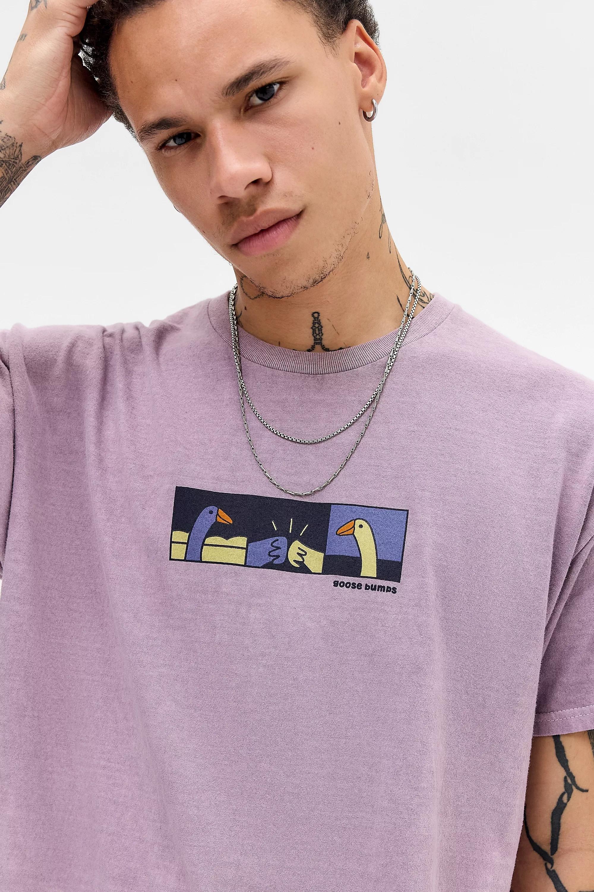 Purple Uo Goosebumps T-Shirt, PURP, large image number 0