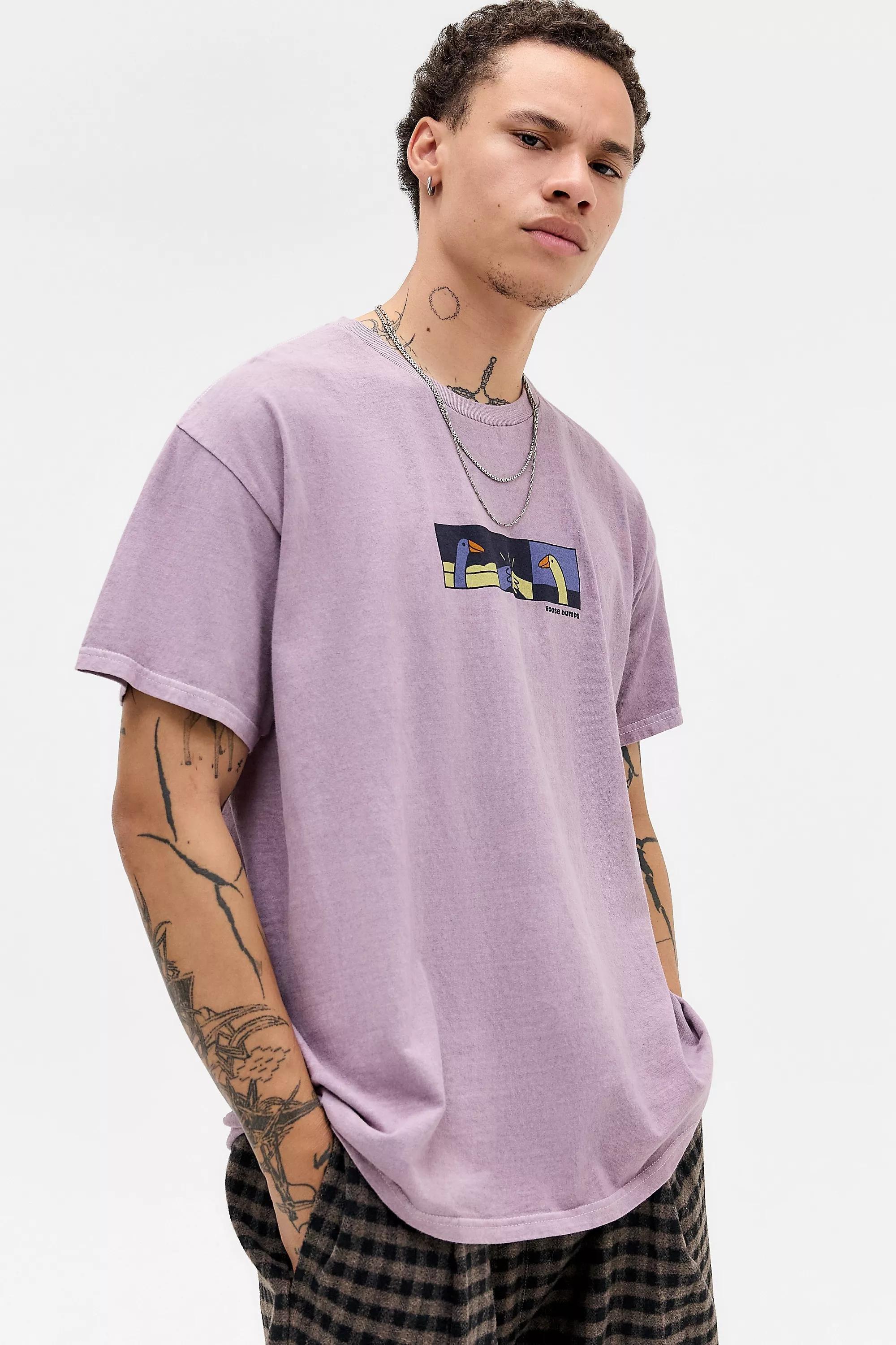 Purple Uo Goosebumps T-Shirt, PURP, large image number 1