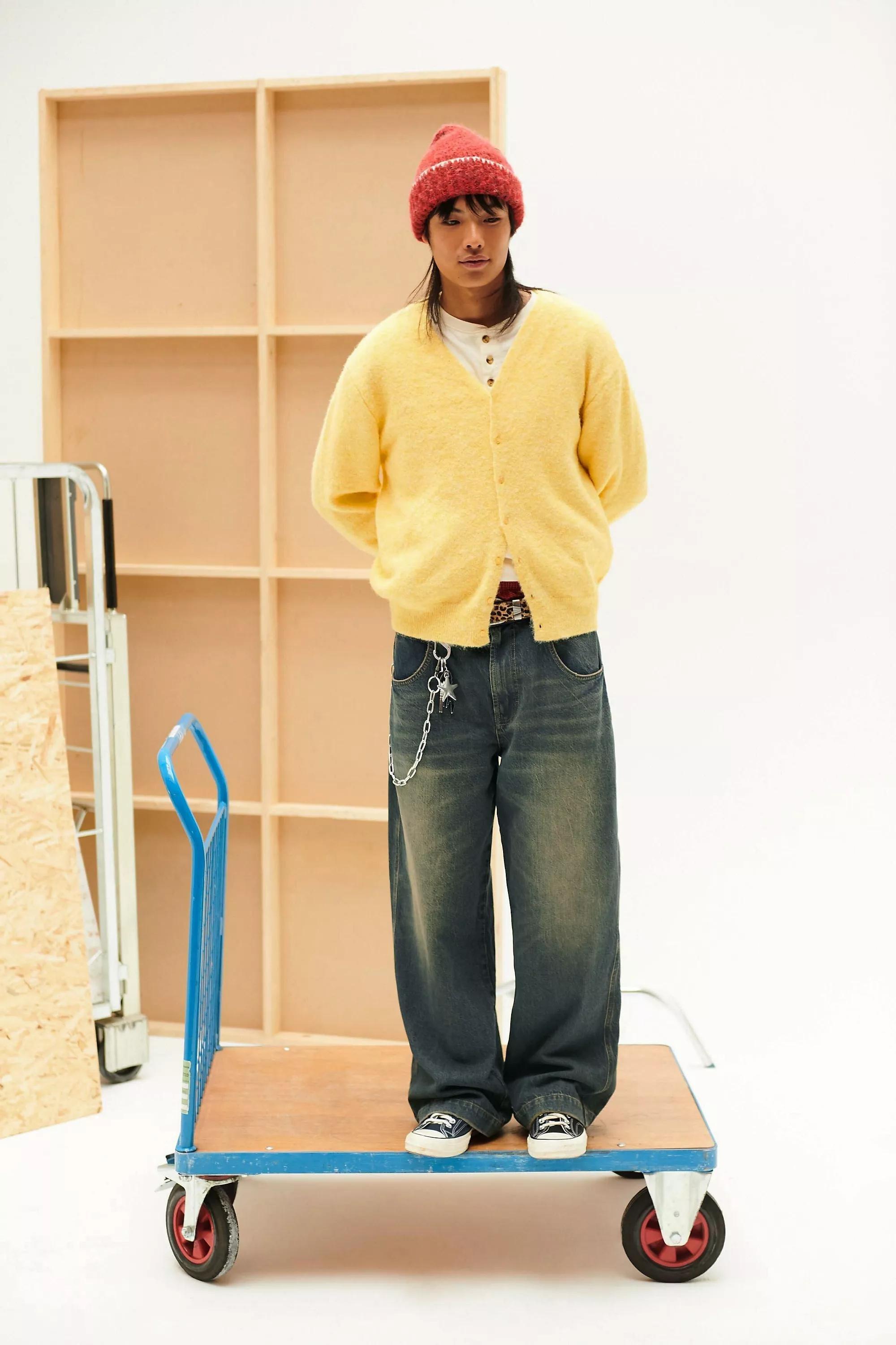 Green Bdg Tint Neo Jeans, GRN, large image number 4