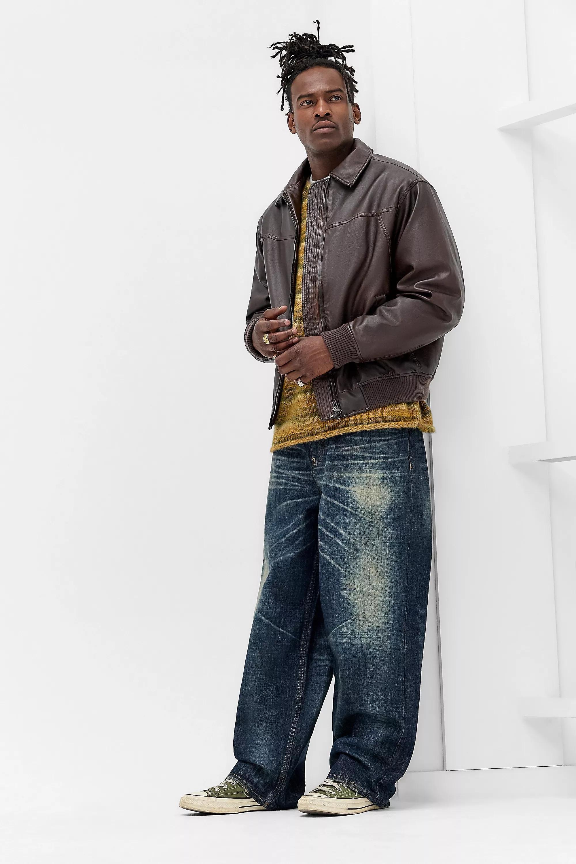 Navy Bdg Jack Dark Vintage Jeans, BLUE, large image number 1