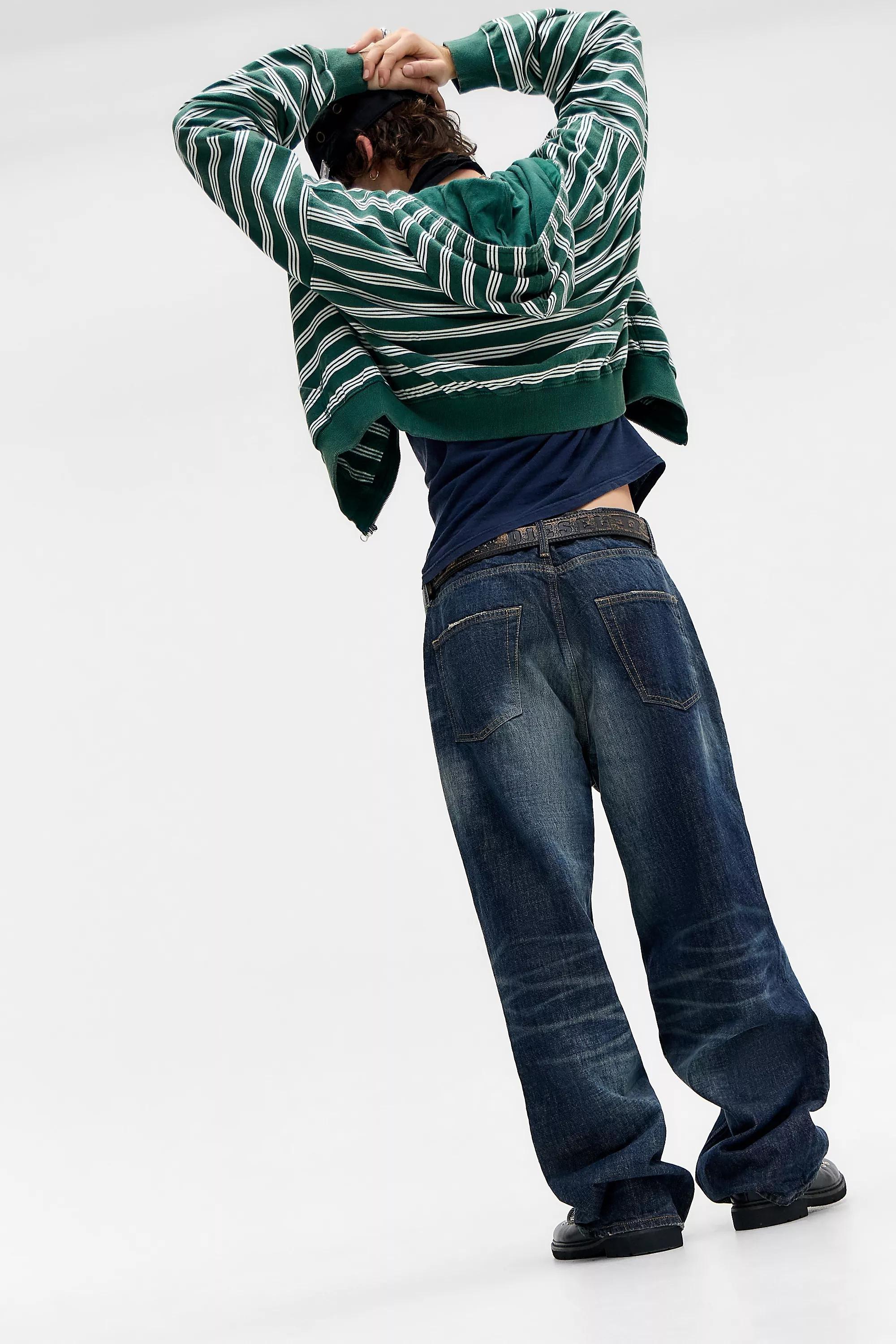 Navy Bdg Jack Dark Vintage Jeans, BLUE, large image number 5
