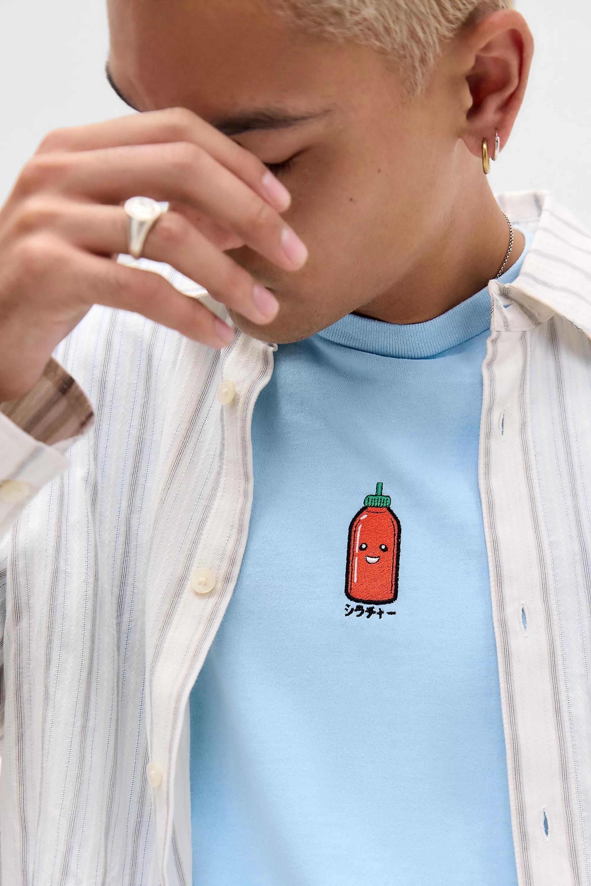 Blue Uo Printed T-Shirt, BLUE, large image number 0