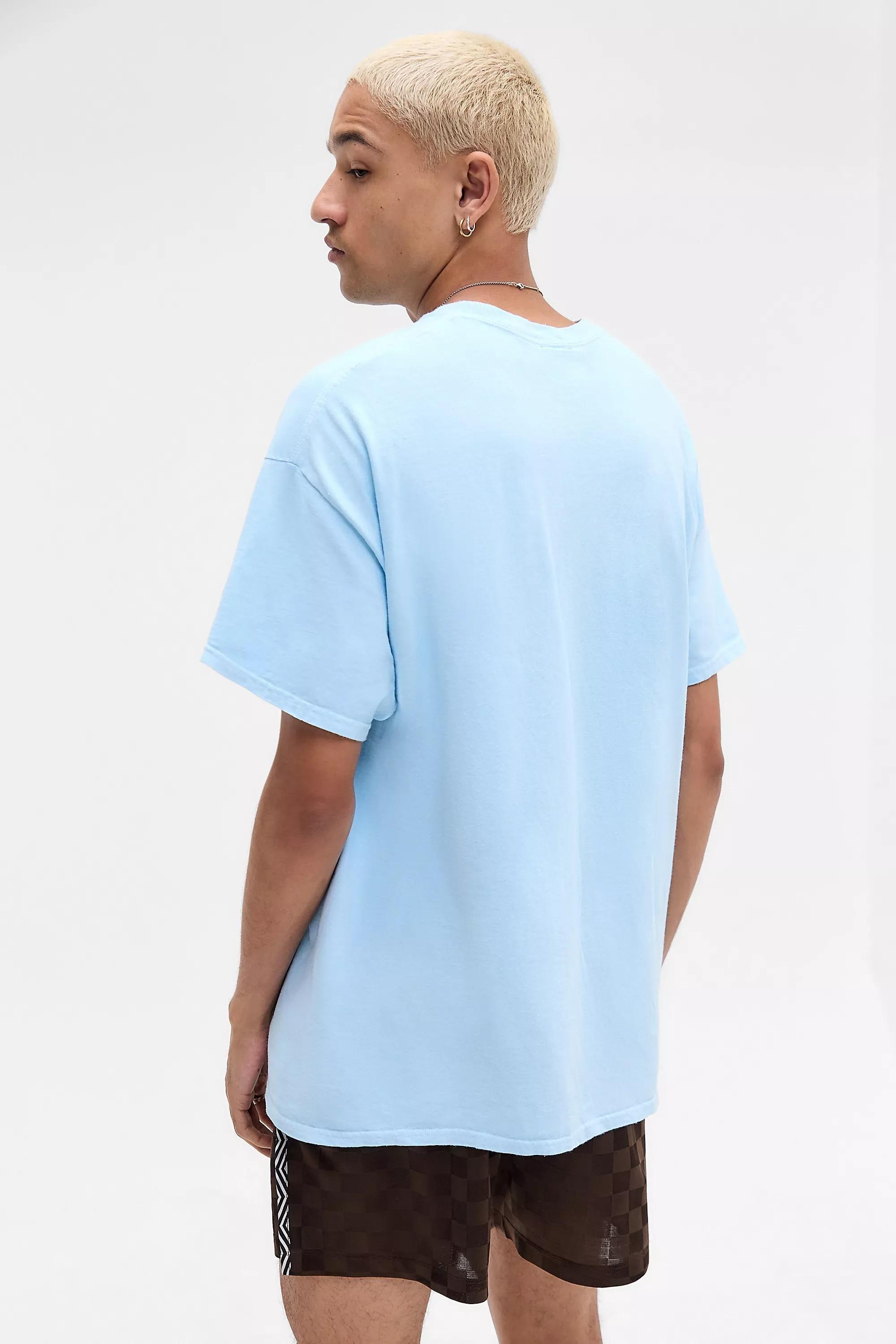 Blue Uo Printed T-Shirt, BLUE, large image number 3