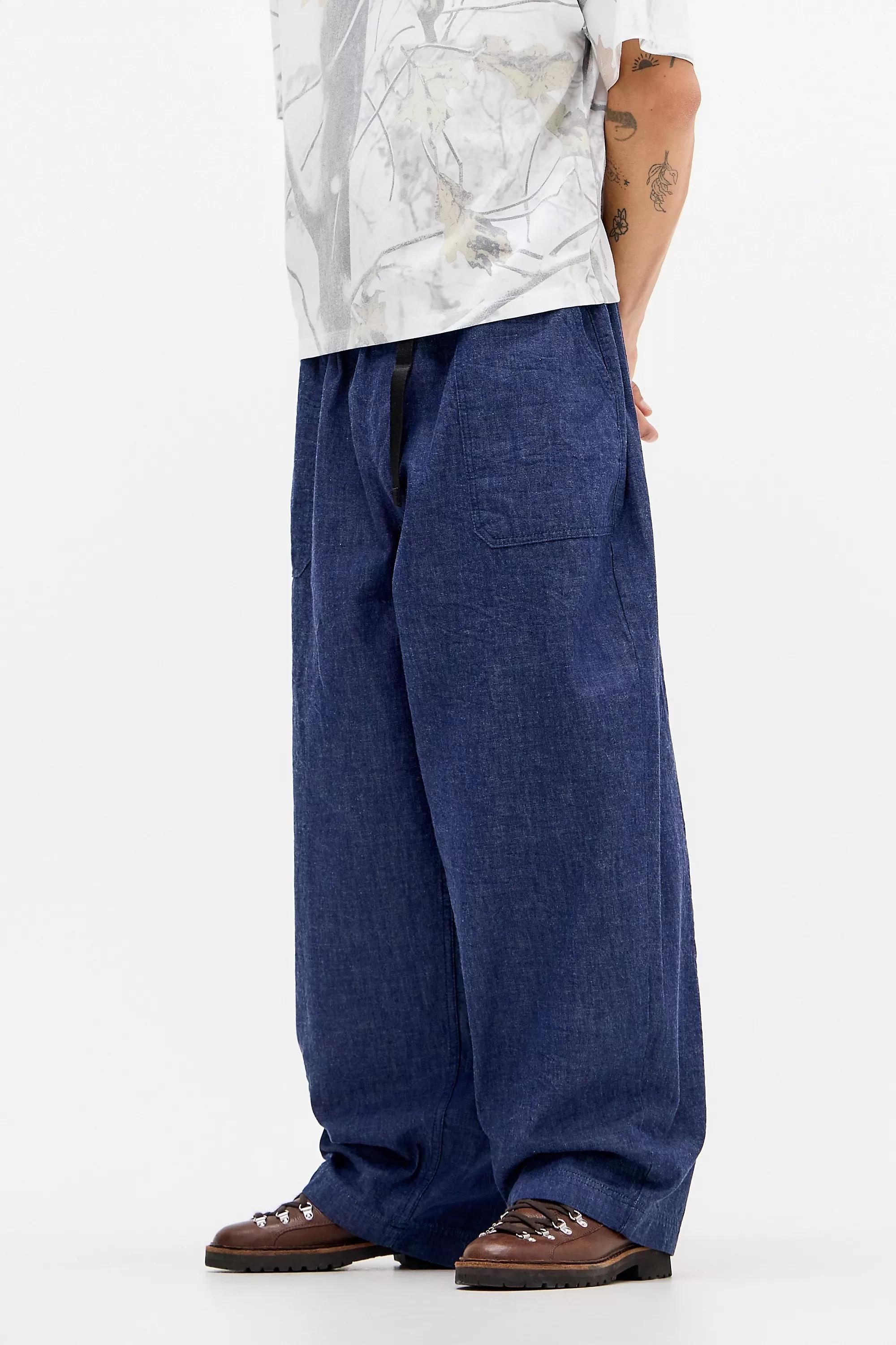 Blue Ayker Denim Climber Trousers, BLUE, medium