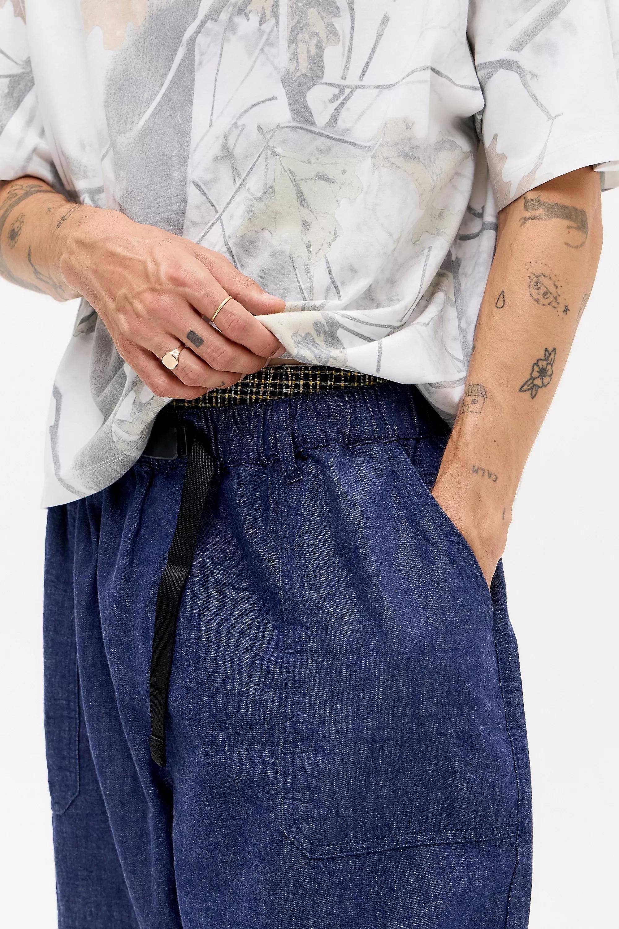 Blue Ayker Denim Climber Trousers, BLUE, medium