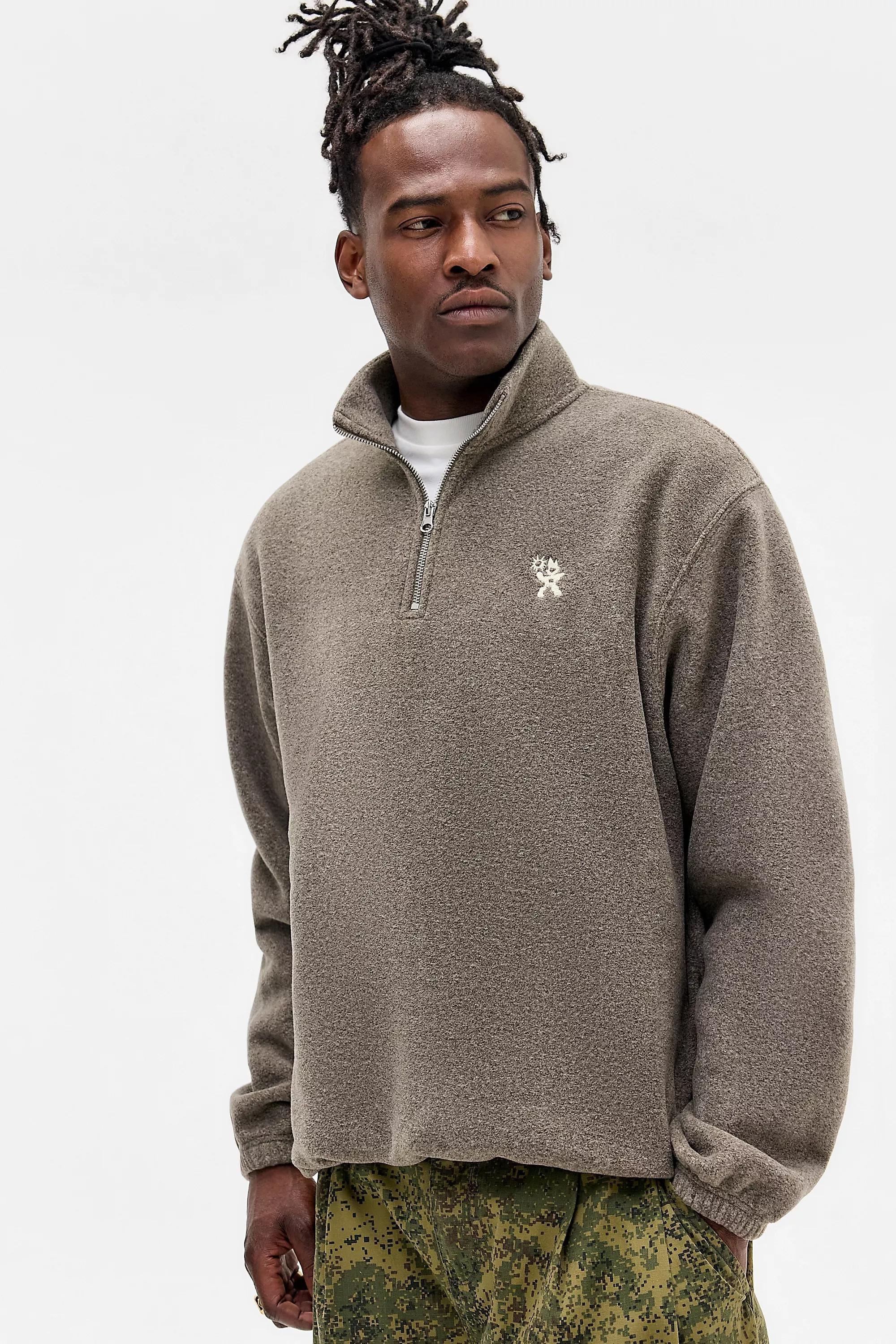 Ayker Brown Marl Fleece, , large image number 0