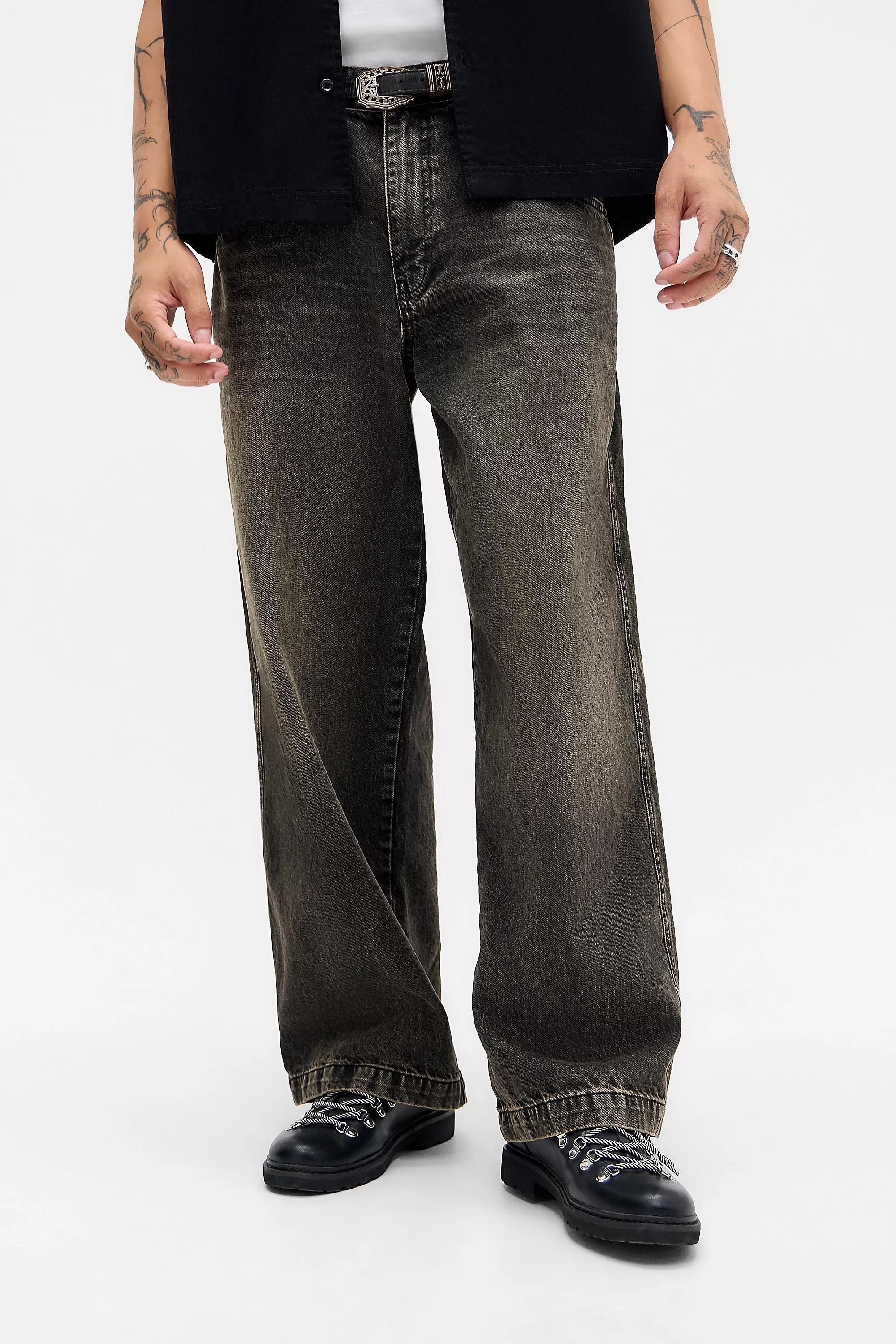 BDG Neo Skate Dirty Tint Jeans, BLK, medium