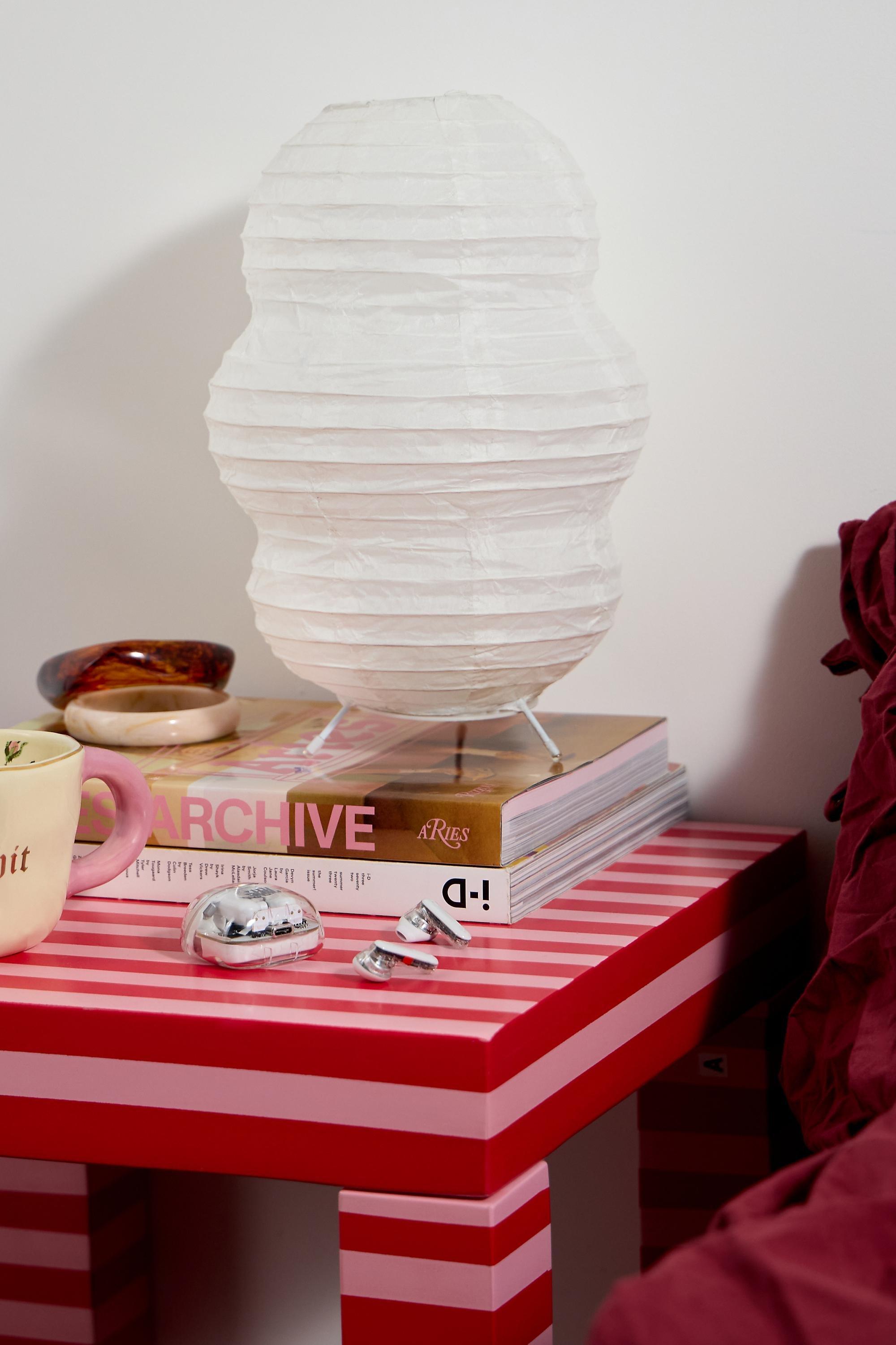 WHITE Neiko Paper Table Lamp, WHT, large image number 0