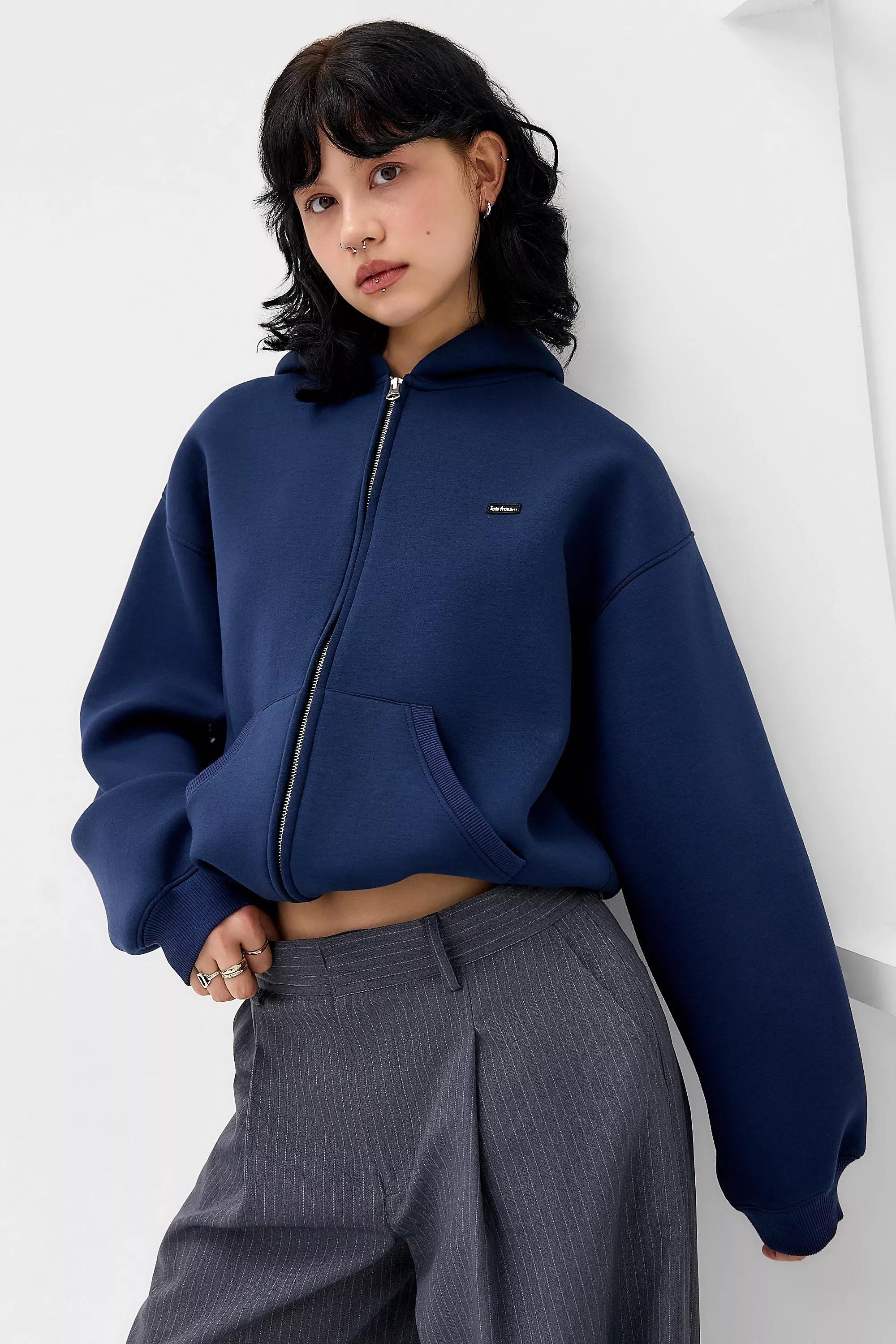 Navy iets frans... Scuba Hoodie, NAVY, medium