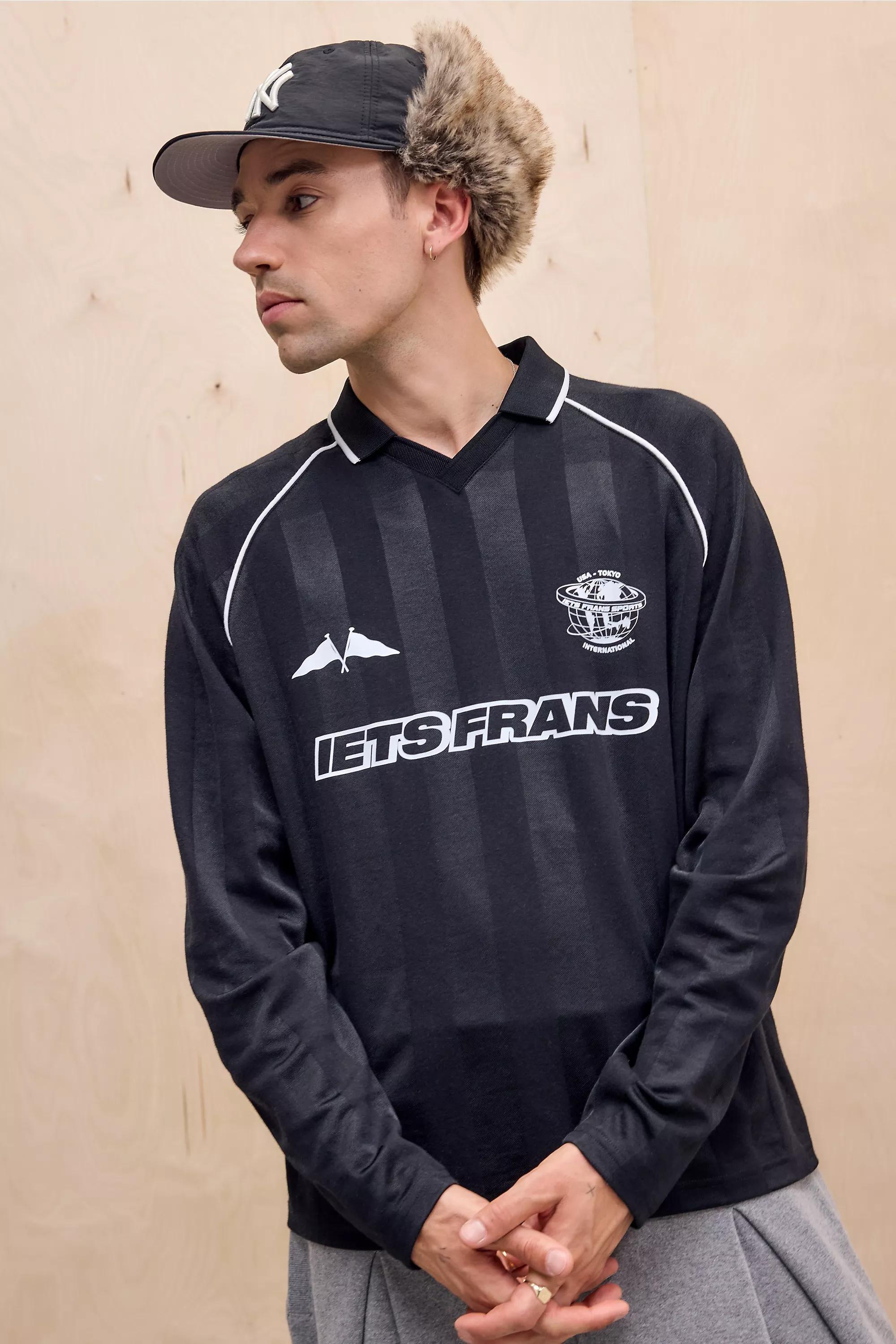 Black Iets Frans... Long Sleeve Football T-Shirt, , large image number 0