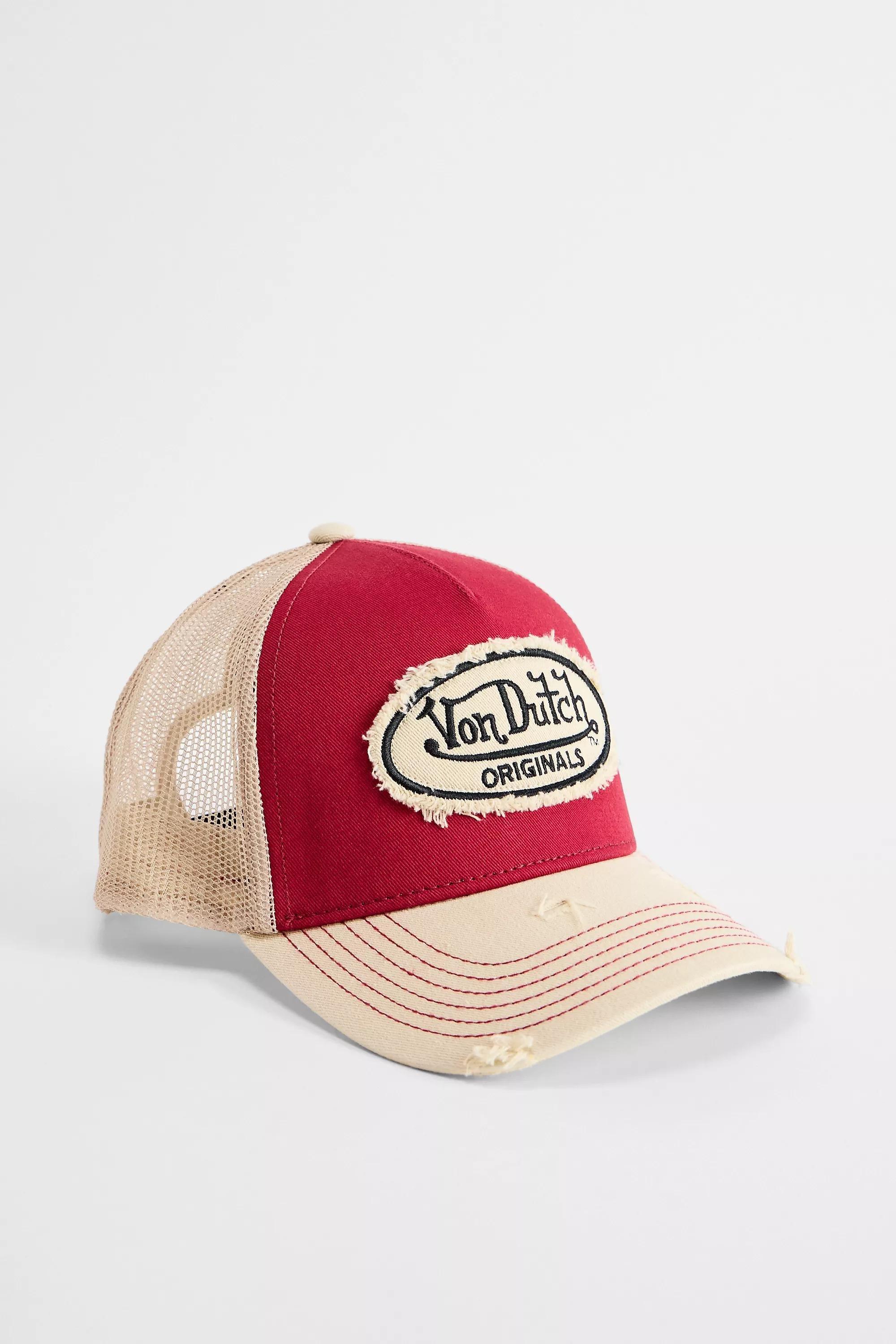 Red Von Dutch Red Trucker Cap, RED, large image number 0