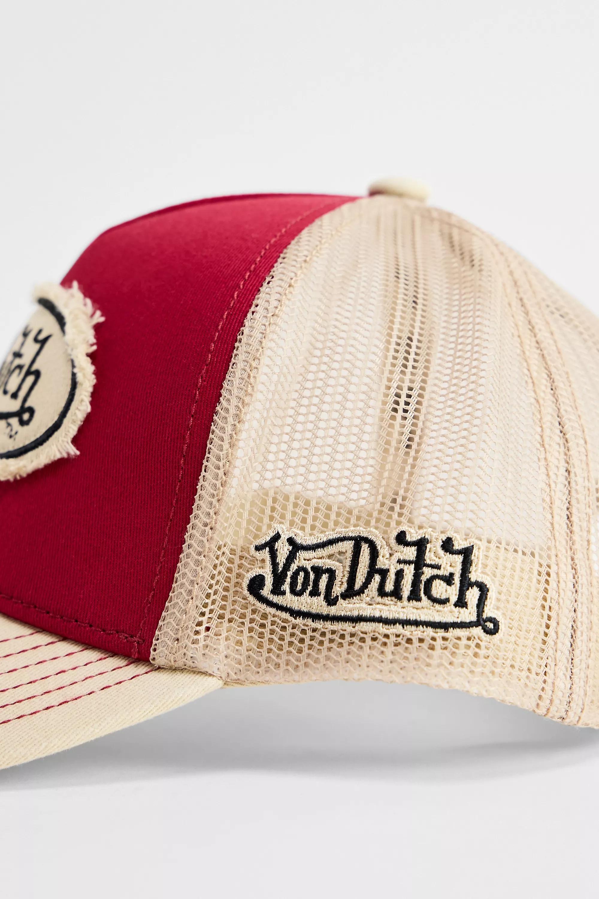 Red Von Dutch Red Trucker Cap, RED, medium