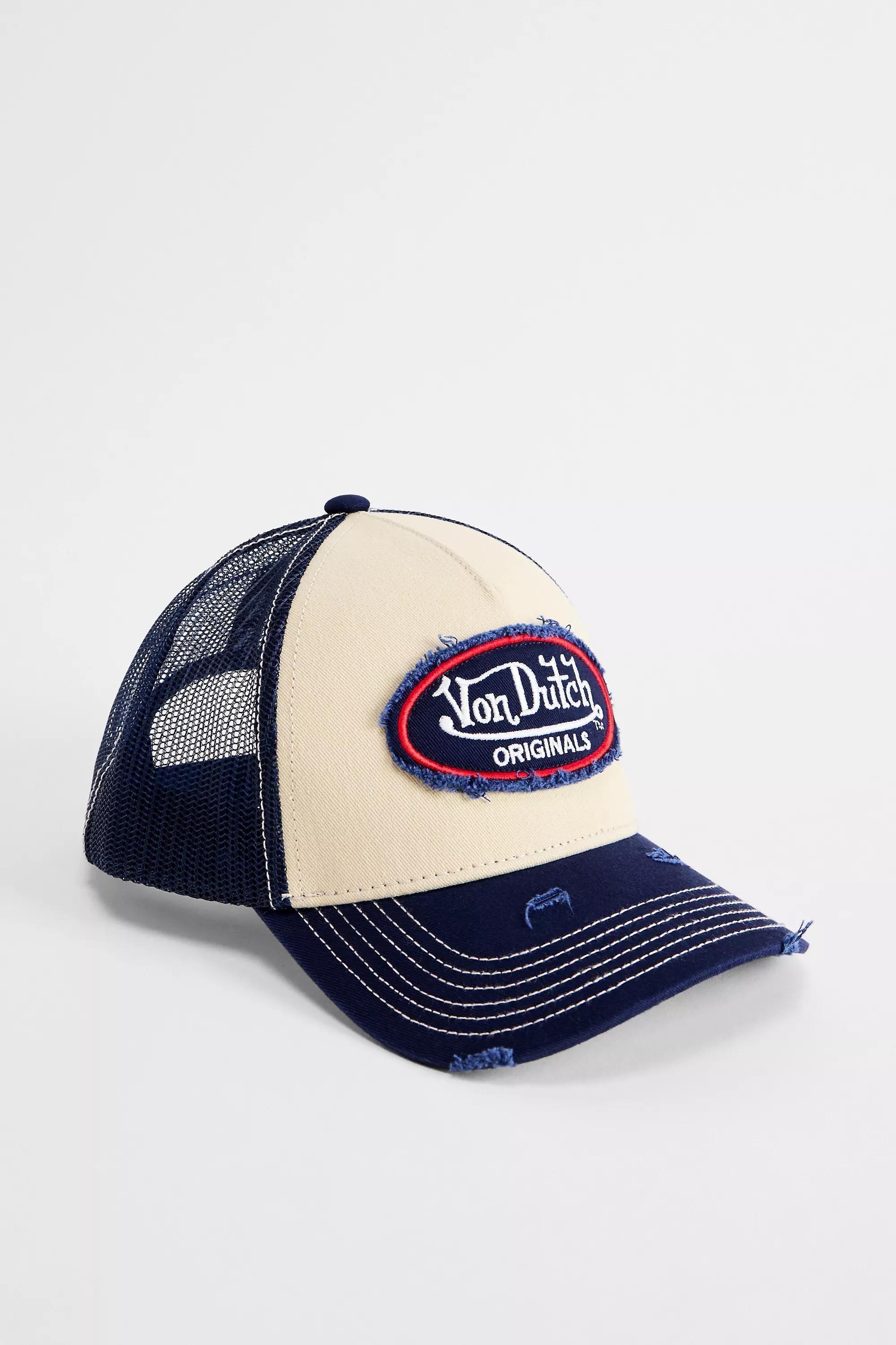 Blue Von Dutch Blue Trucker Cap, BLUE, medium