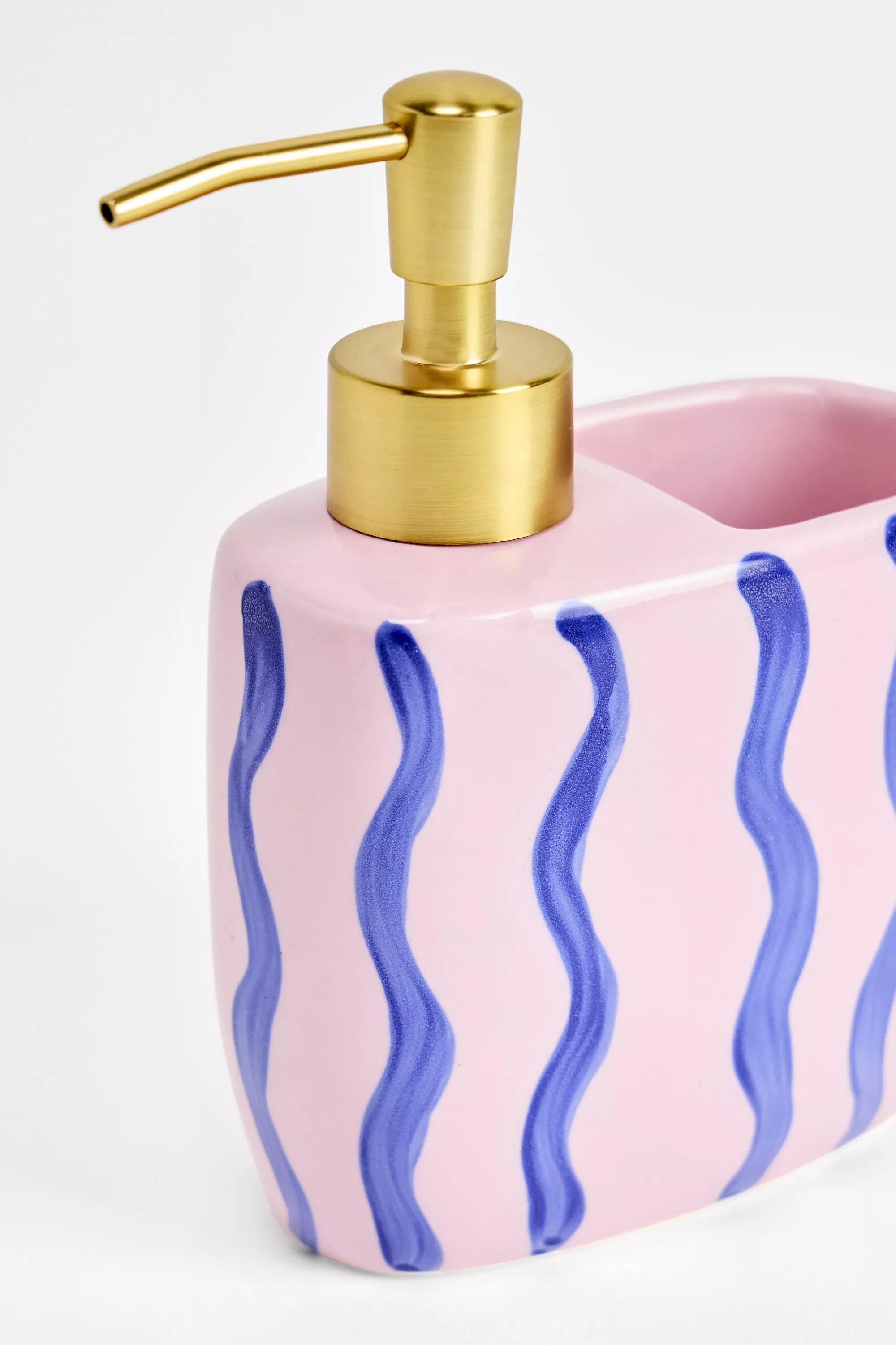 PINK Pink & Blue Ari Soap & Storage Pot Set, PINK, large image number 3