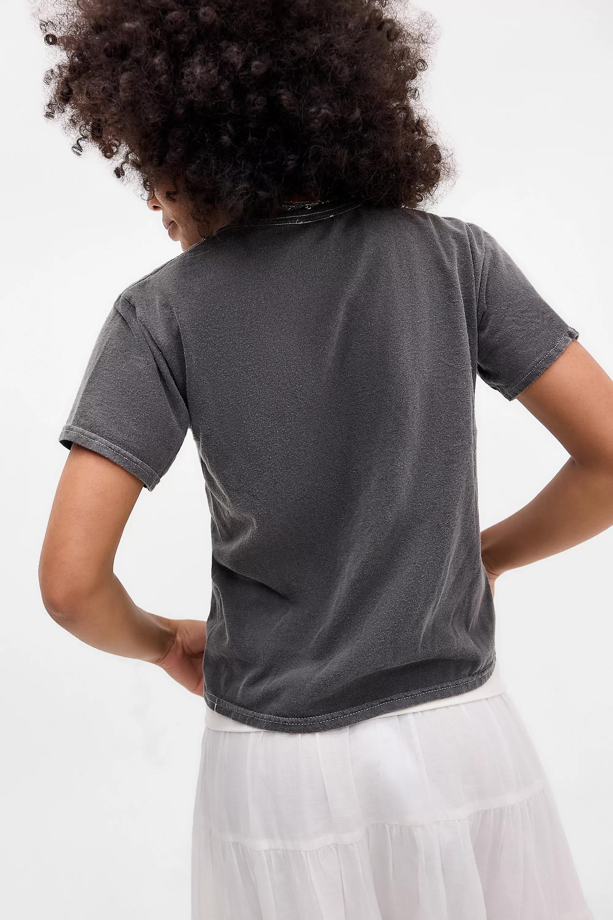 UO The Libertines Relaxed T-Shirt, GREY, large image number 3