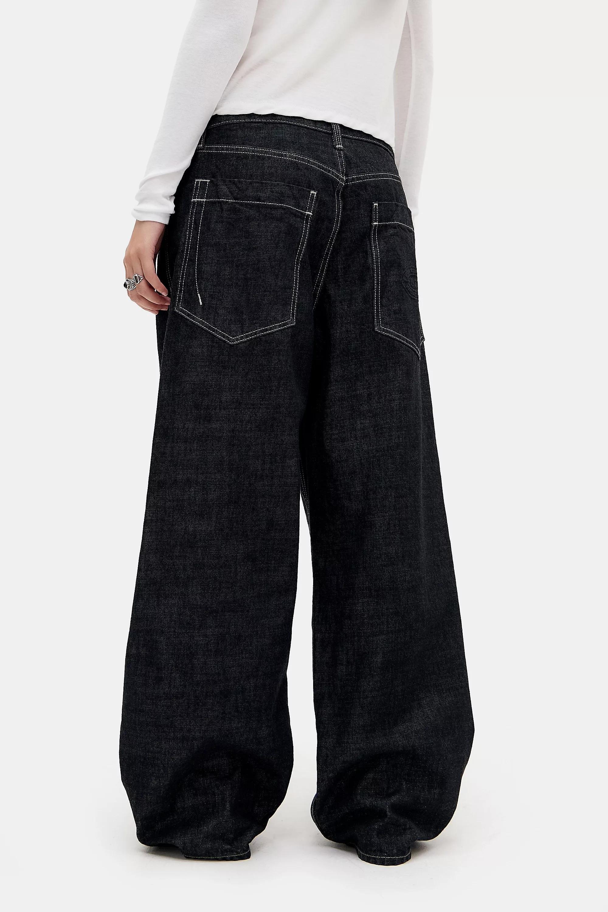 Black Bdg Jaya Baggy Jeans, BLK, large image number 2