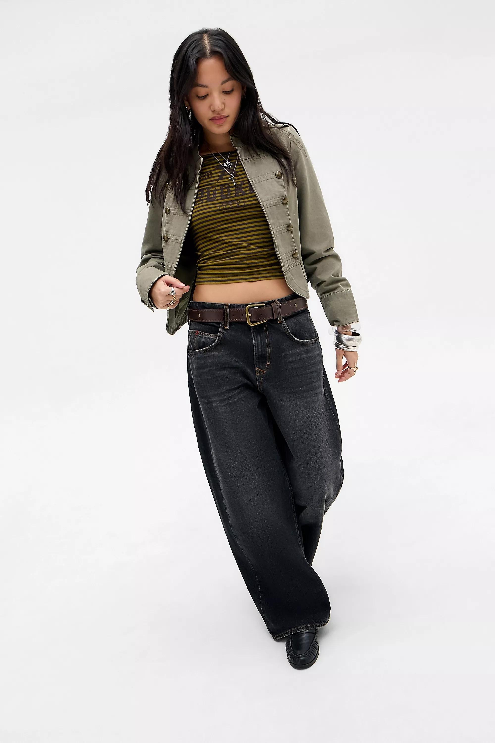 Brown Bdg Jaya Baggy Jeans, A301_0220           , large image number 1