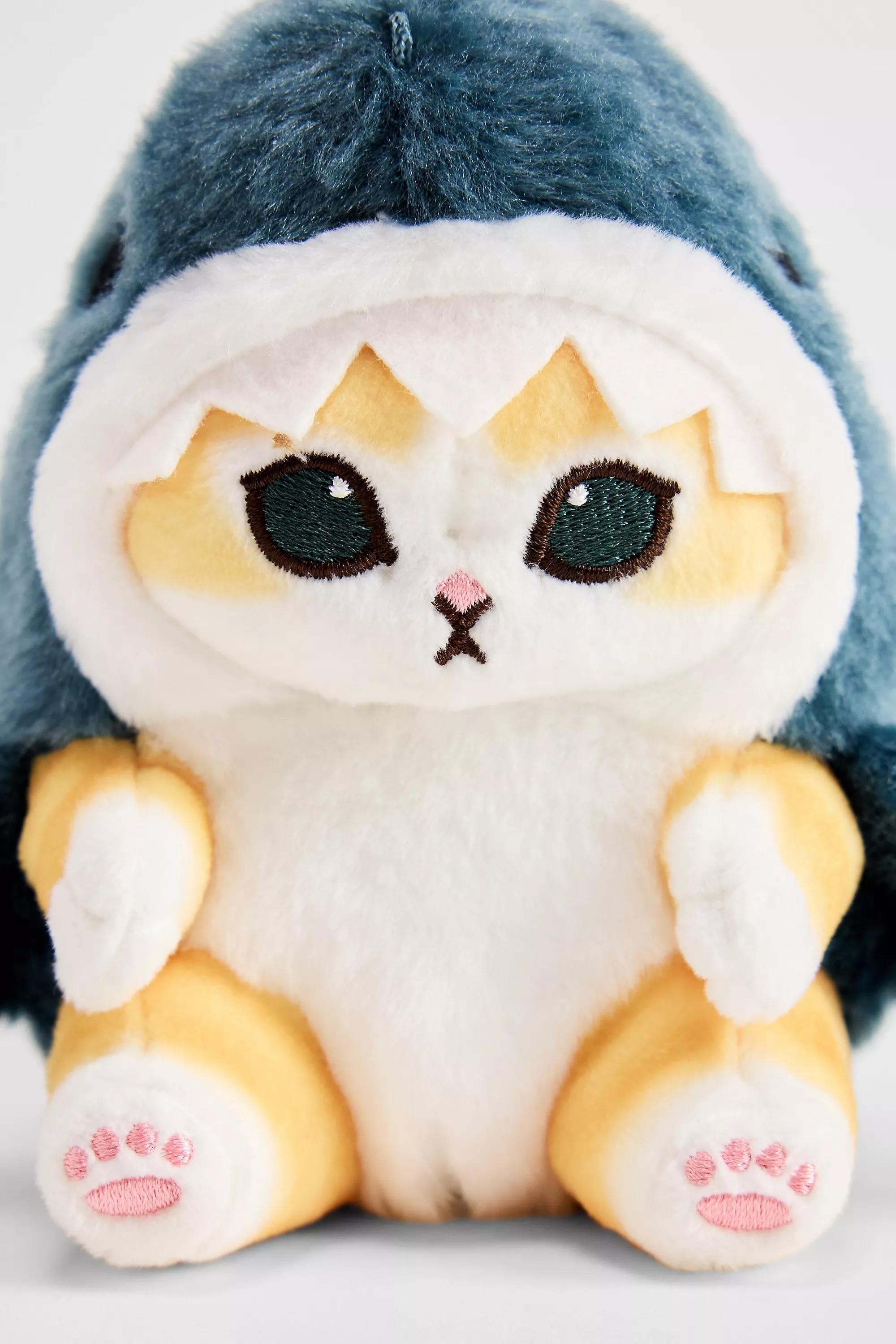 Blue Shark Plush Keyring, BLUE, large image number 3