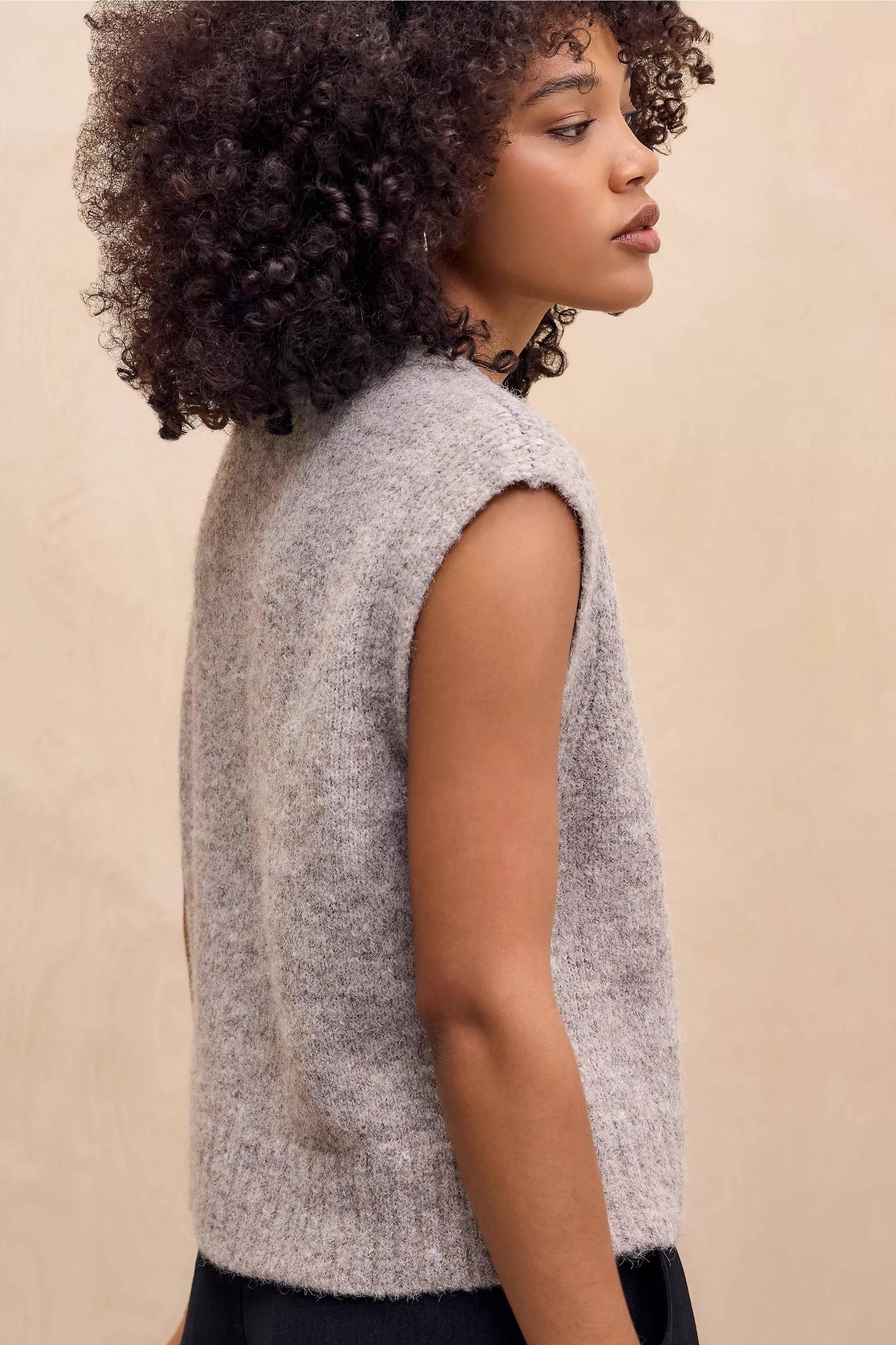 BROWN UO Arizona Lofty Sleeveless Tank Top, BRN, large image number 4