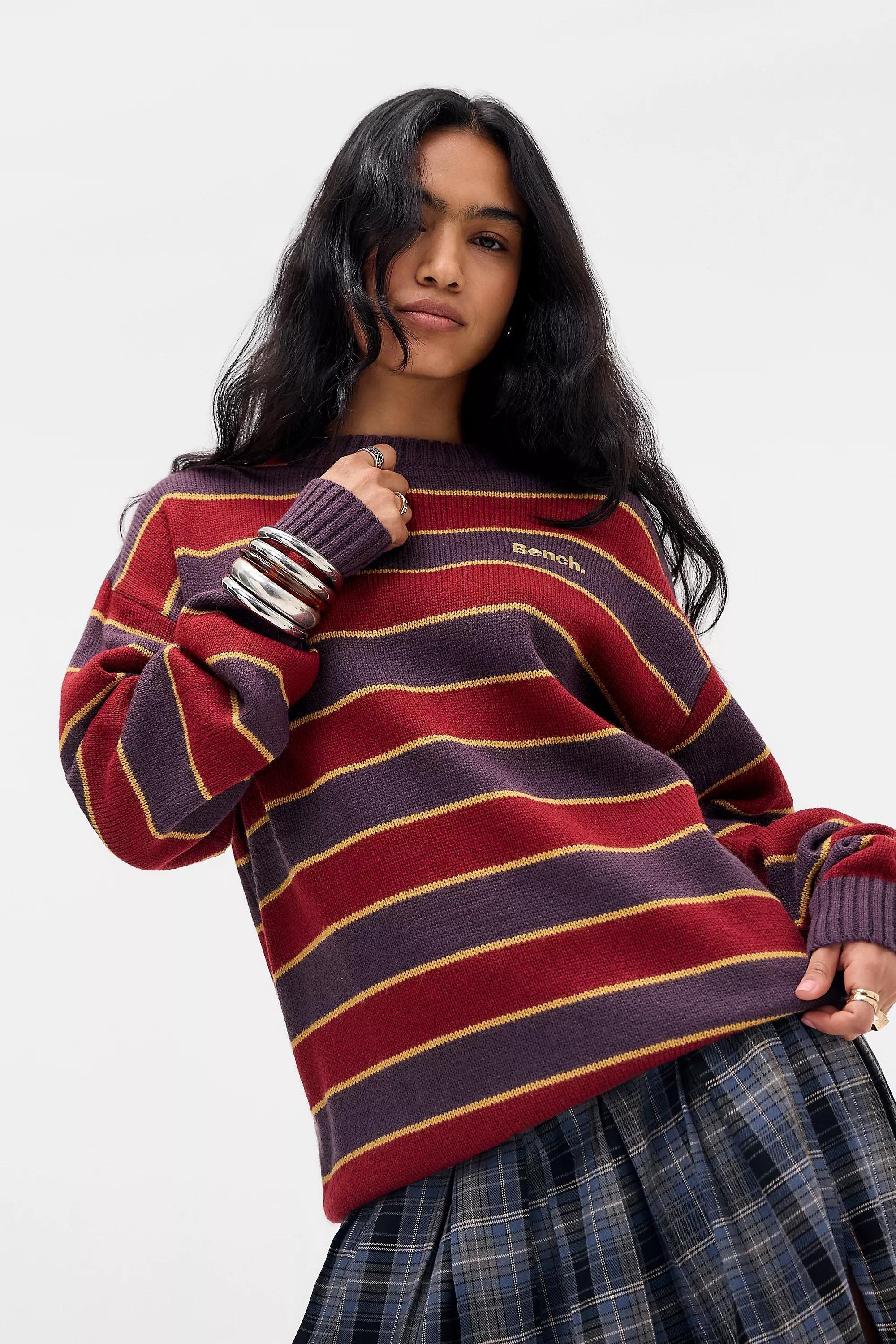 ASSORT Bench UO Exclusive Breena Stripe Knit Jumper, ASSORT, large image number 0