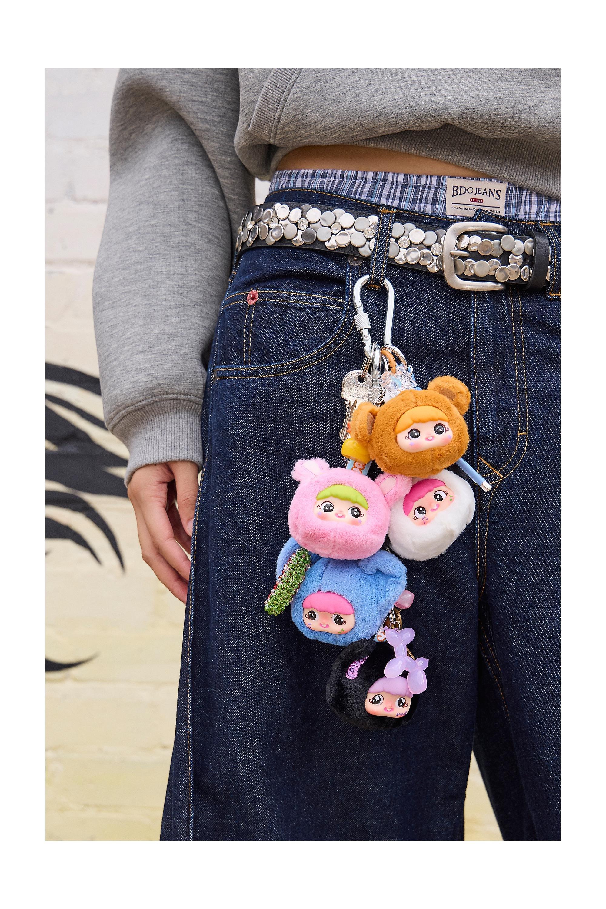 Multicolour Baby Three Yaya Naughty Bag Keyring Blind Box, ASSORT, large image number 0