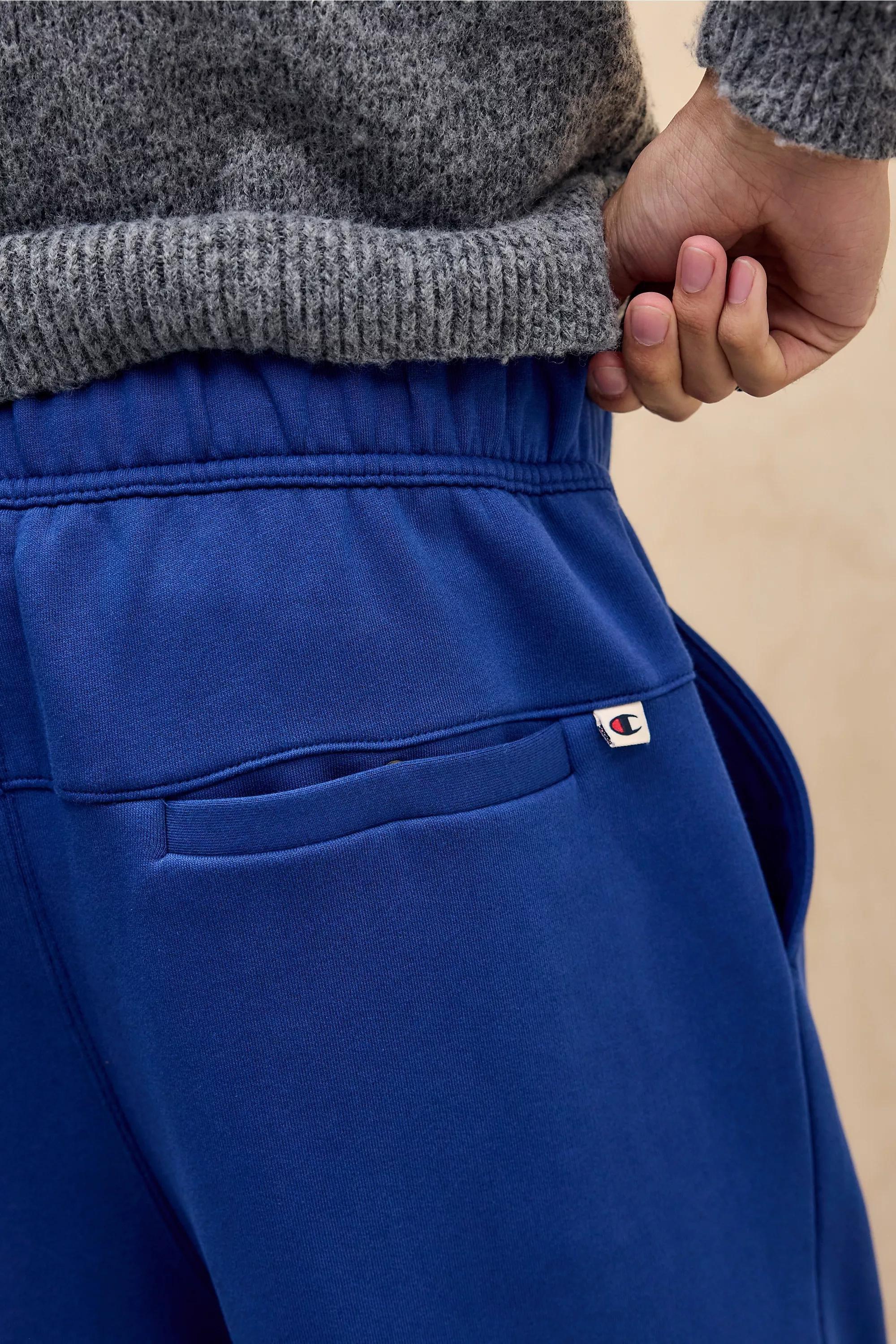 Navy Uo Washed Wide Leg Joggers, NAVY, large image number 3