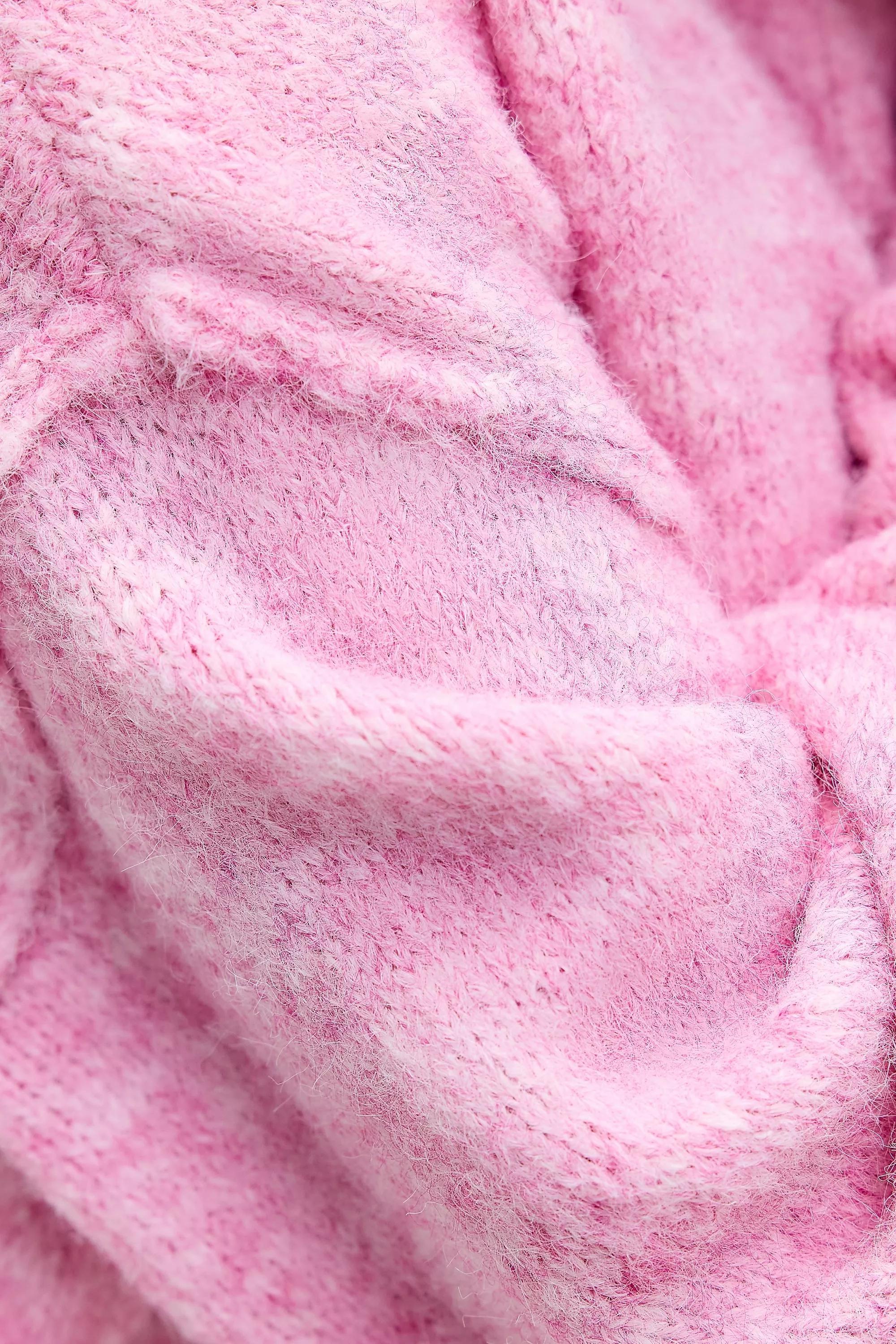 PINK UO Marli Crew Neck Cardigan, PINK, large image number 3