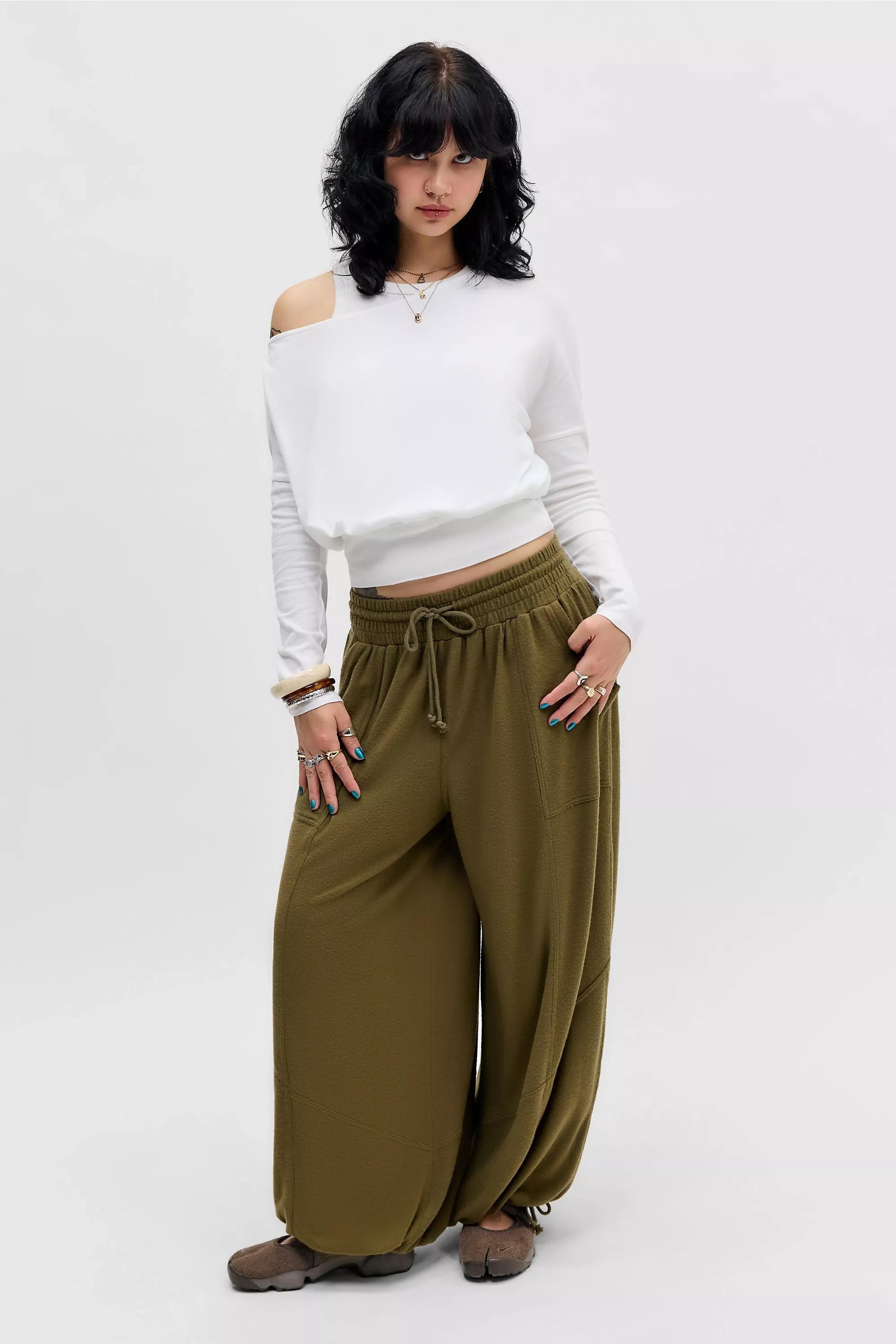 Khaki Out From Under Cosy Cabot Joggers, KHAKI, large image number 2