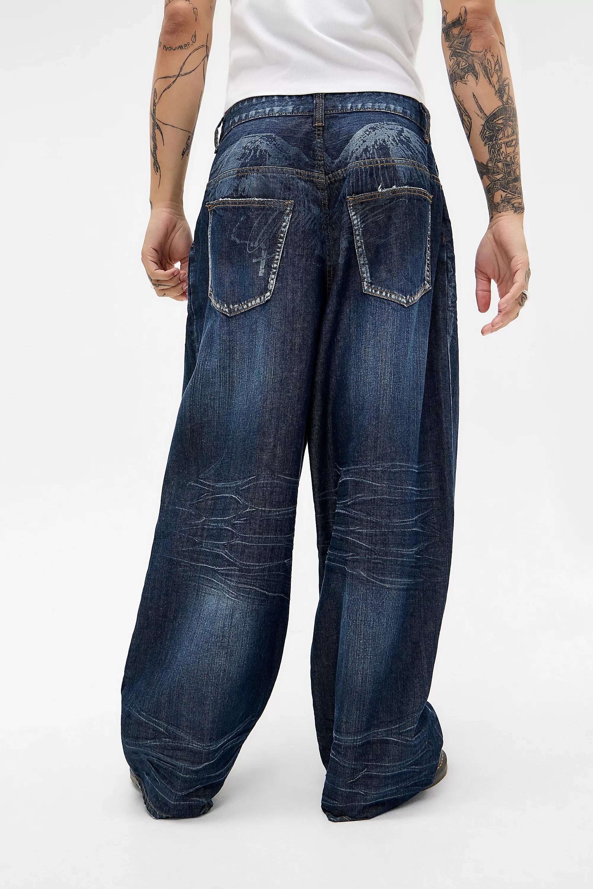 Navy Jaded London Falcon Jeans, , large image number 0