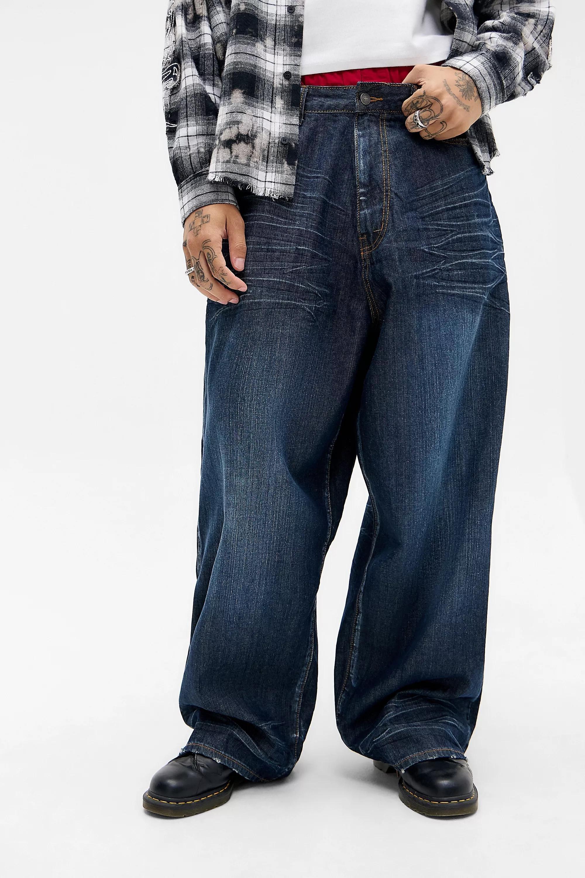 Navy Jaded London Falcon Jeans, , large image number 1