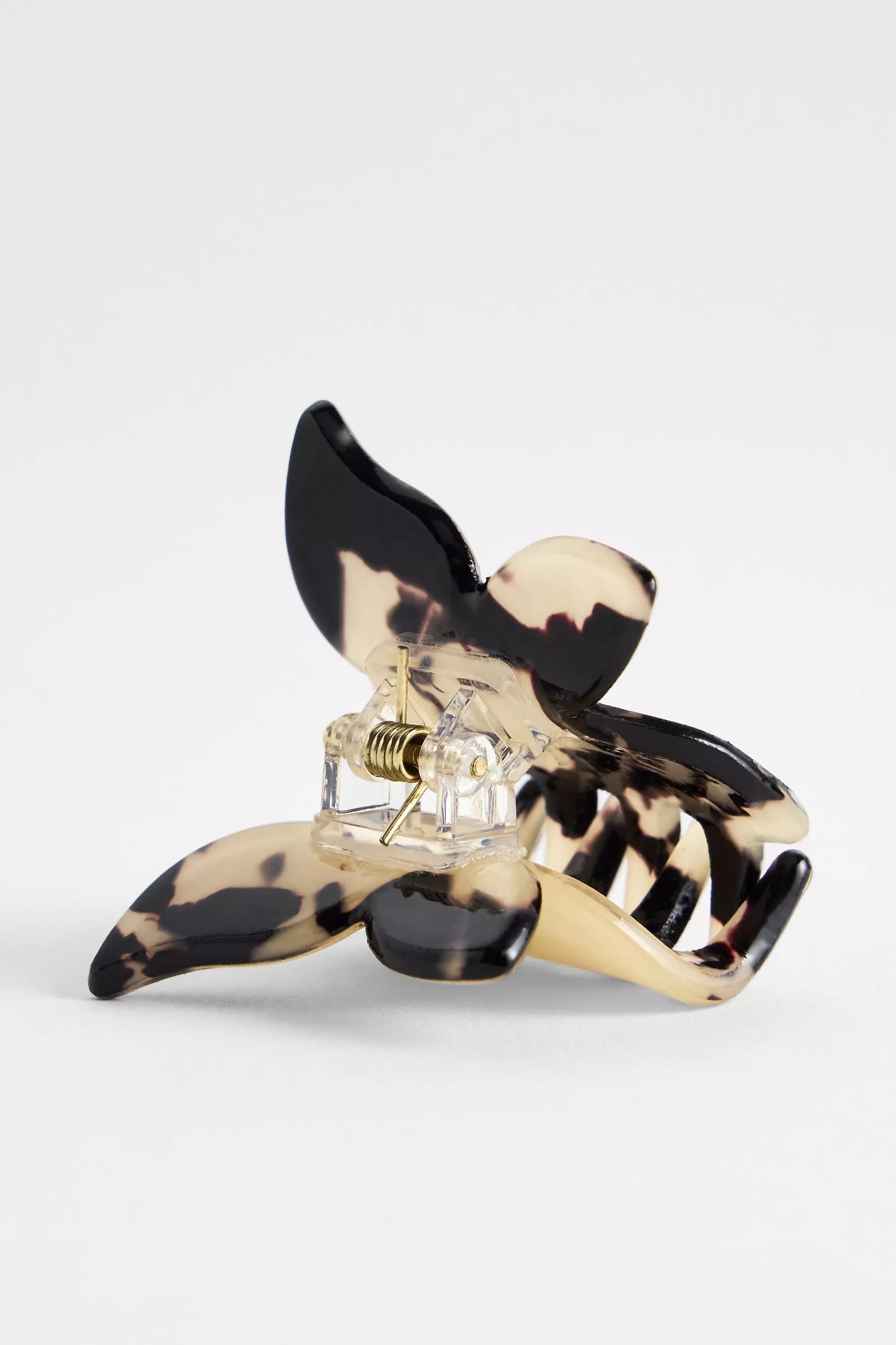 Black Uo Mini Butterfly Claw Clip, BLK, large image number 2