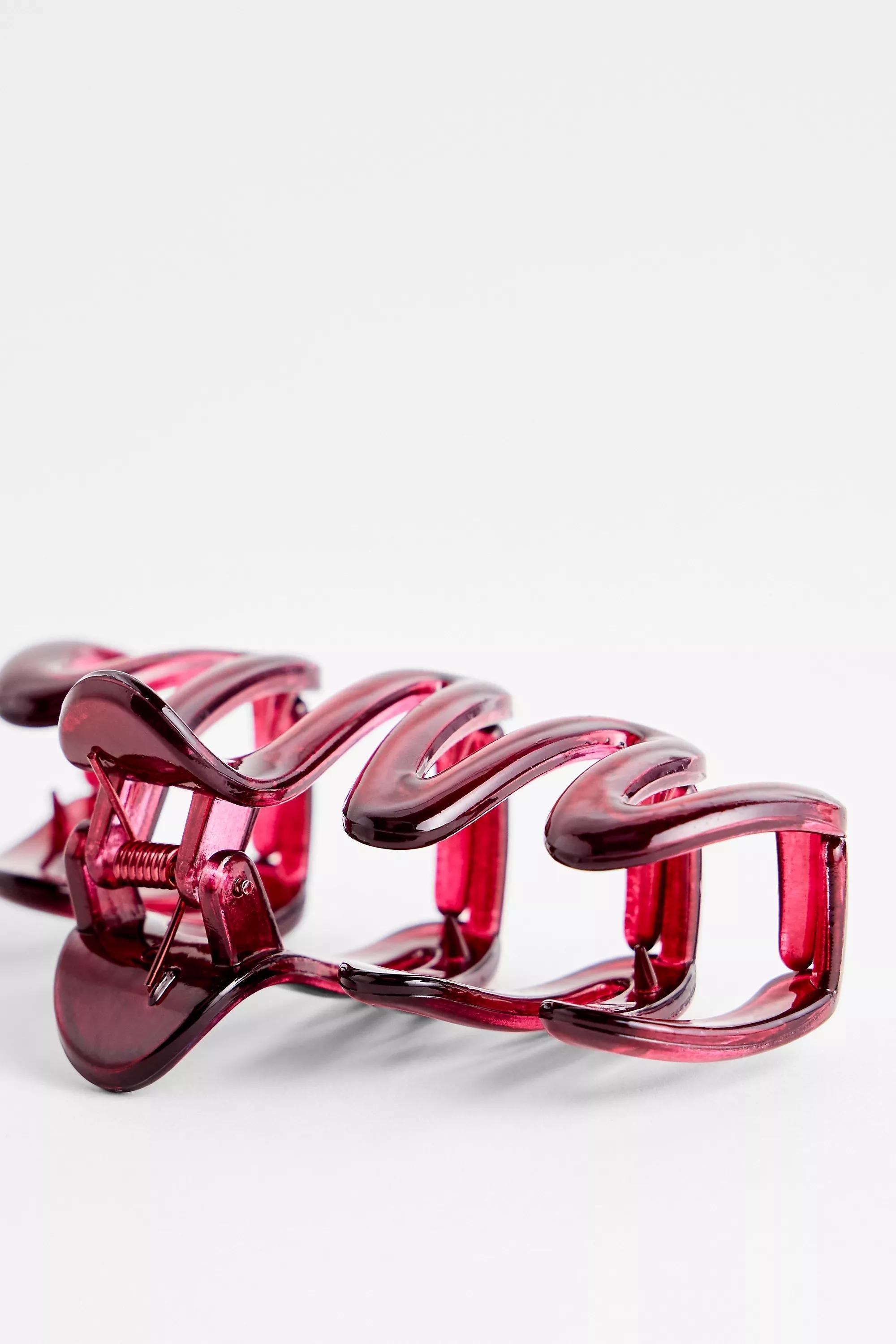 Red Wiggle Claw Clip, RED, medium