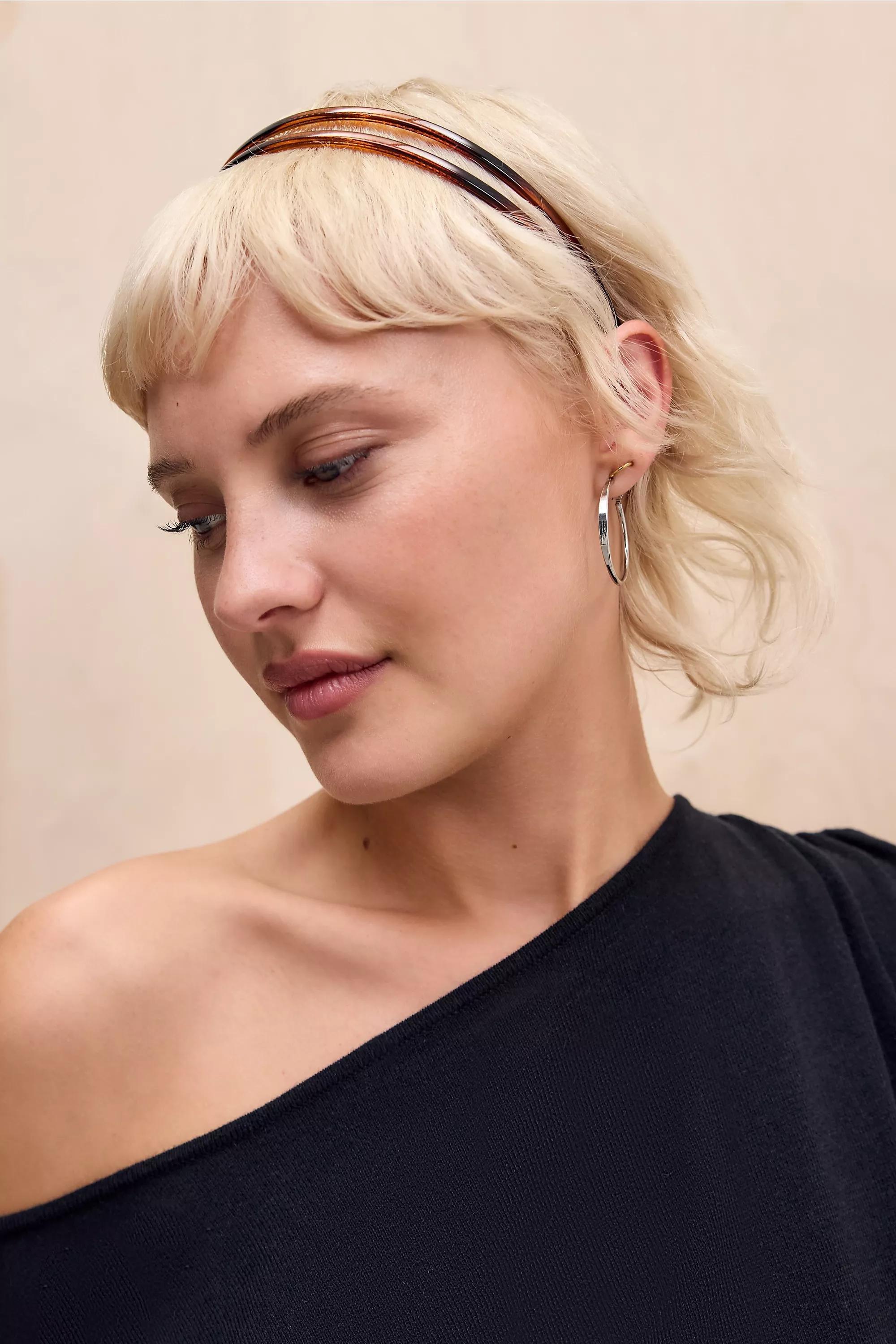 Brown Uo Double Row Headband, BRN, large image number 0