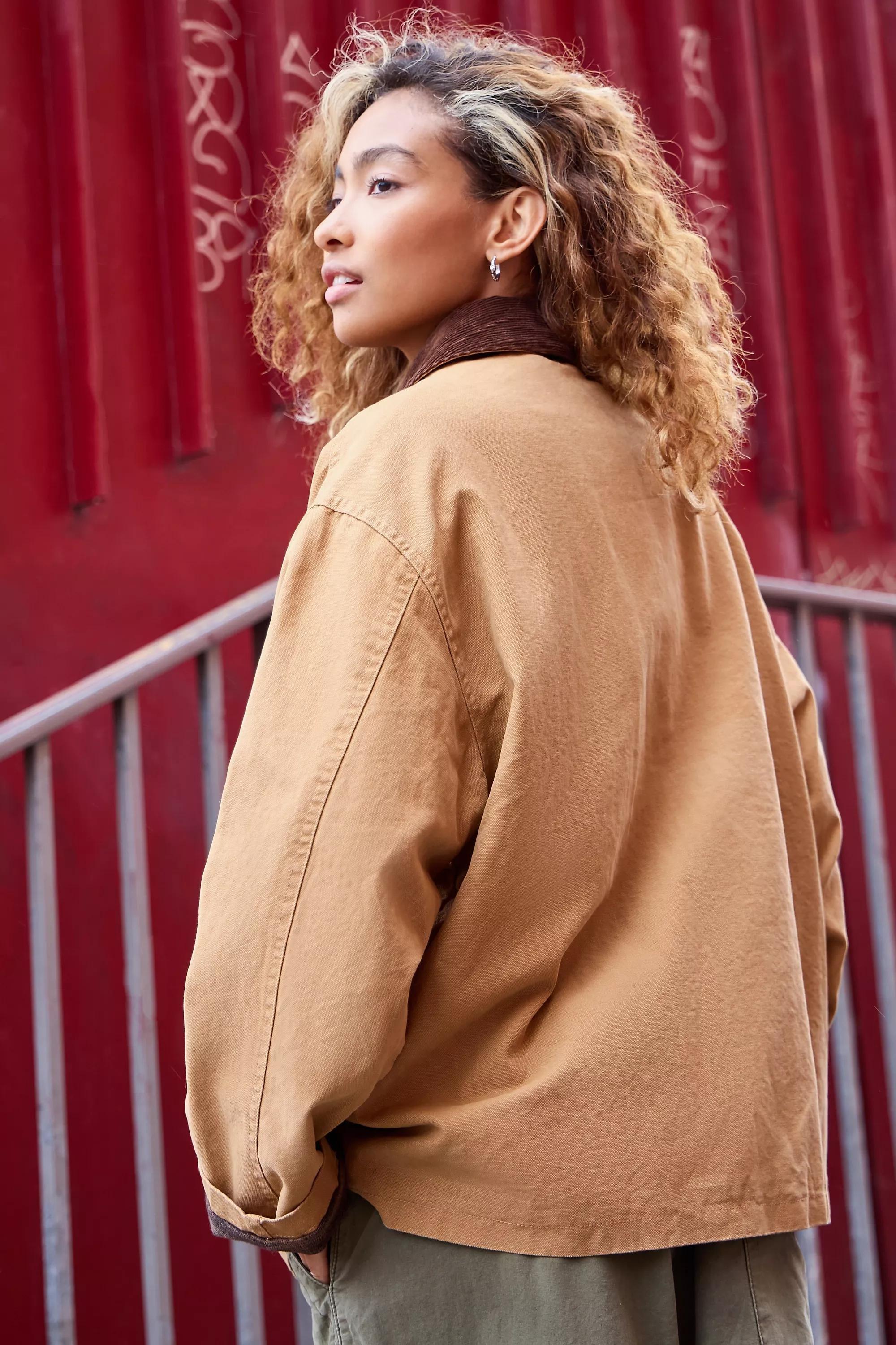 Beige Bdg Nina Canvas Jacket, A301_0224, large image number 4