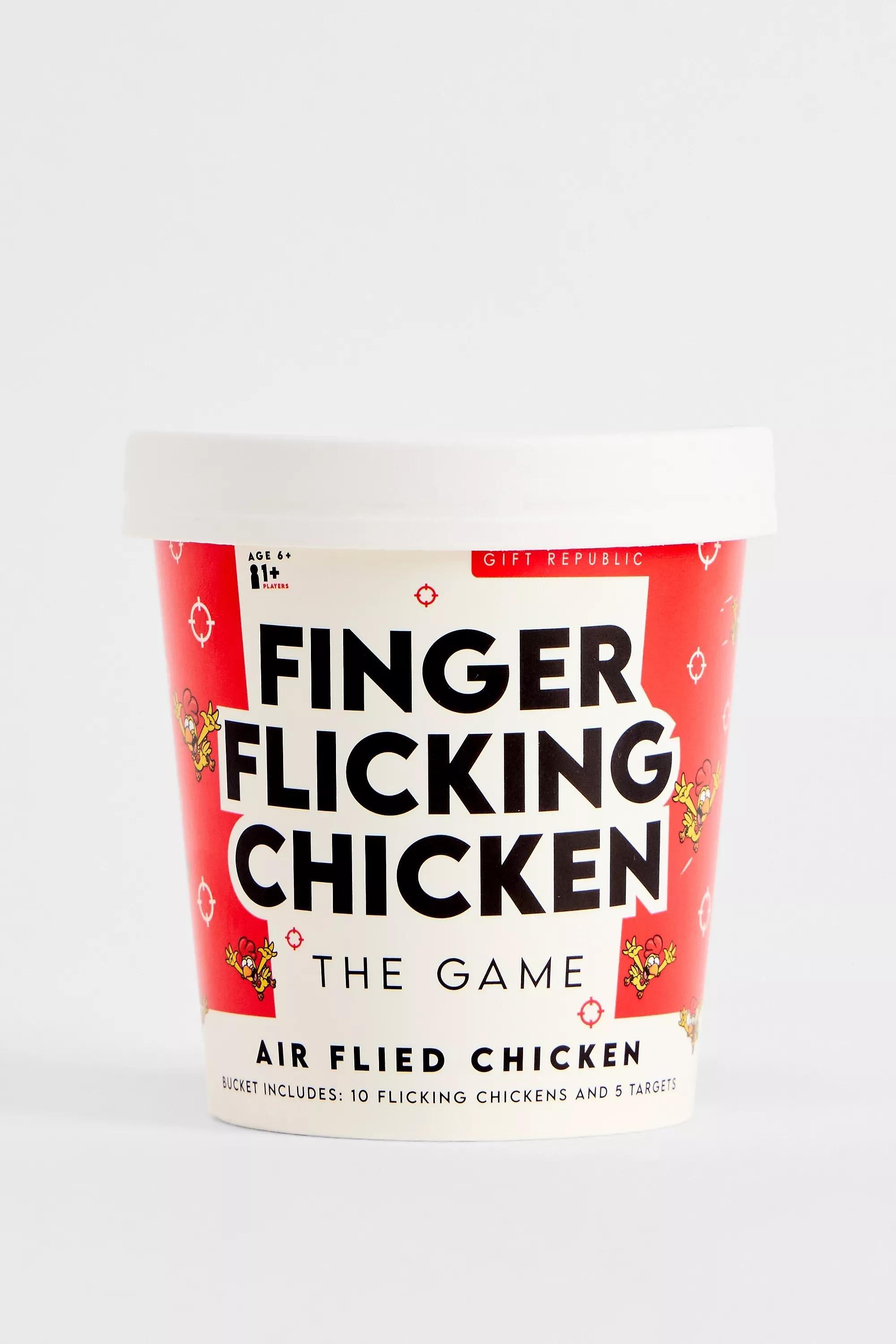 Multicolour Finger Flicking Chicken Game, ASSORT, medium