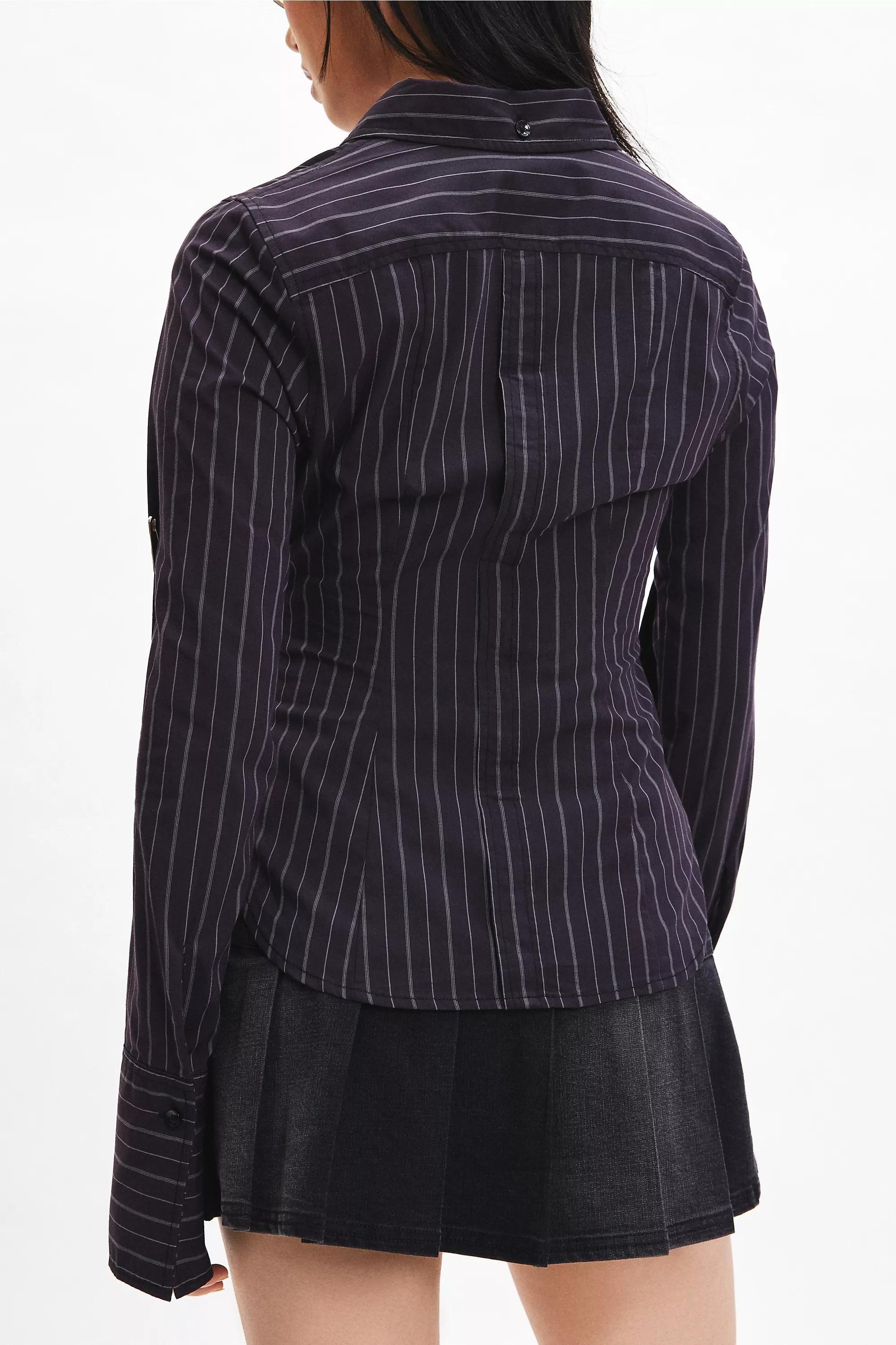 Black Uo Leilani Shirt, BLK MOTIF, large image number 3