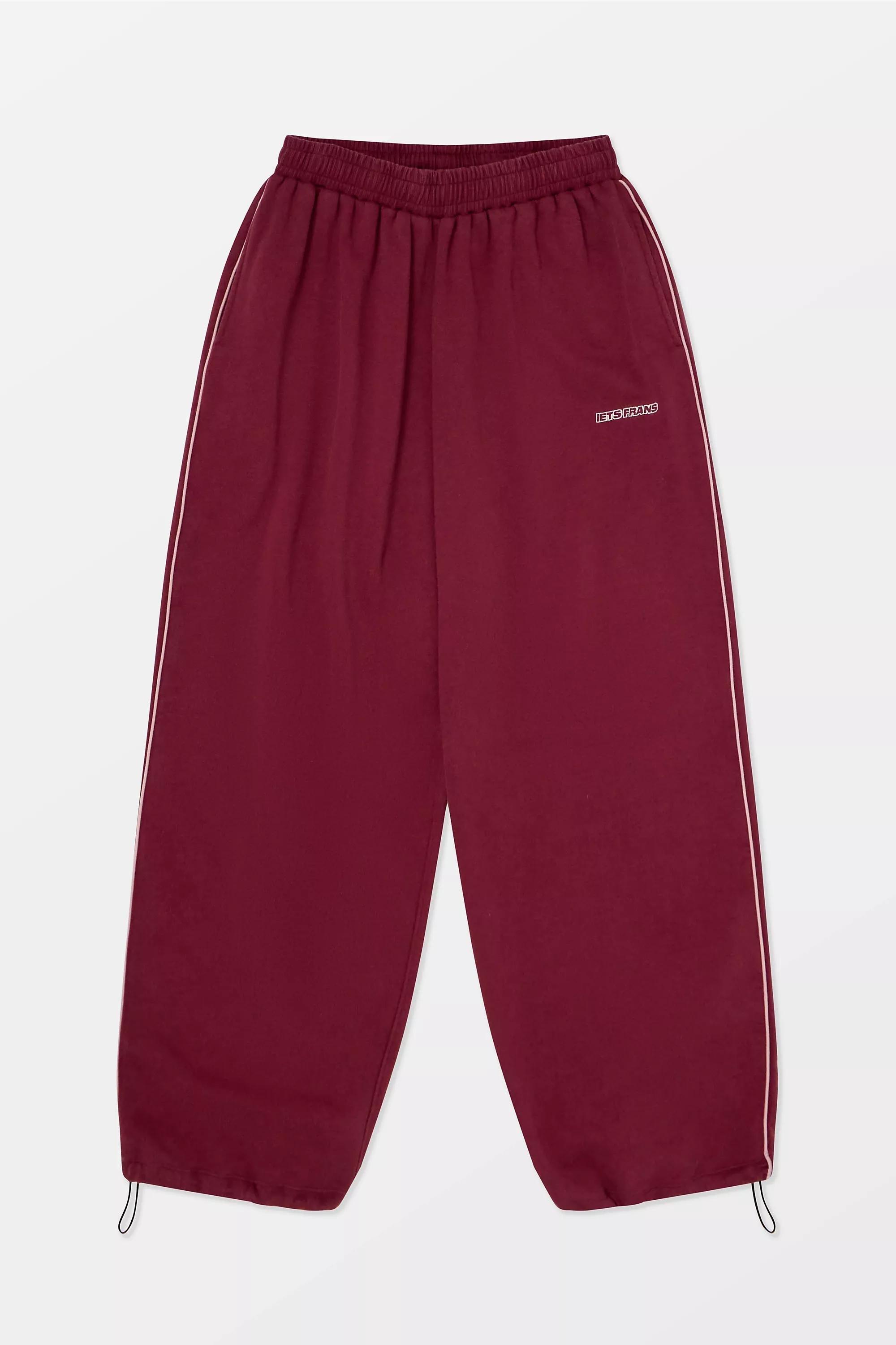 Burgundy Iets Frans... Harri Baggy Joggers, A301_0259, large image number 5