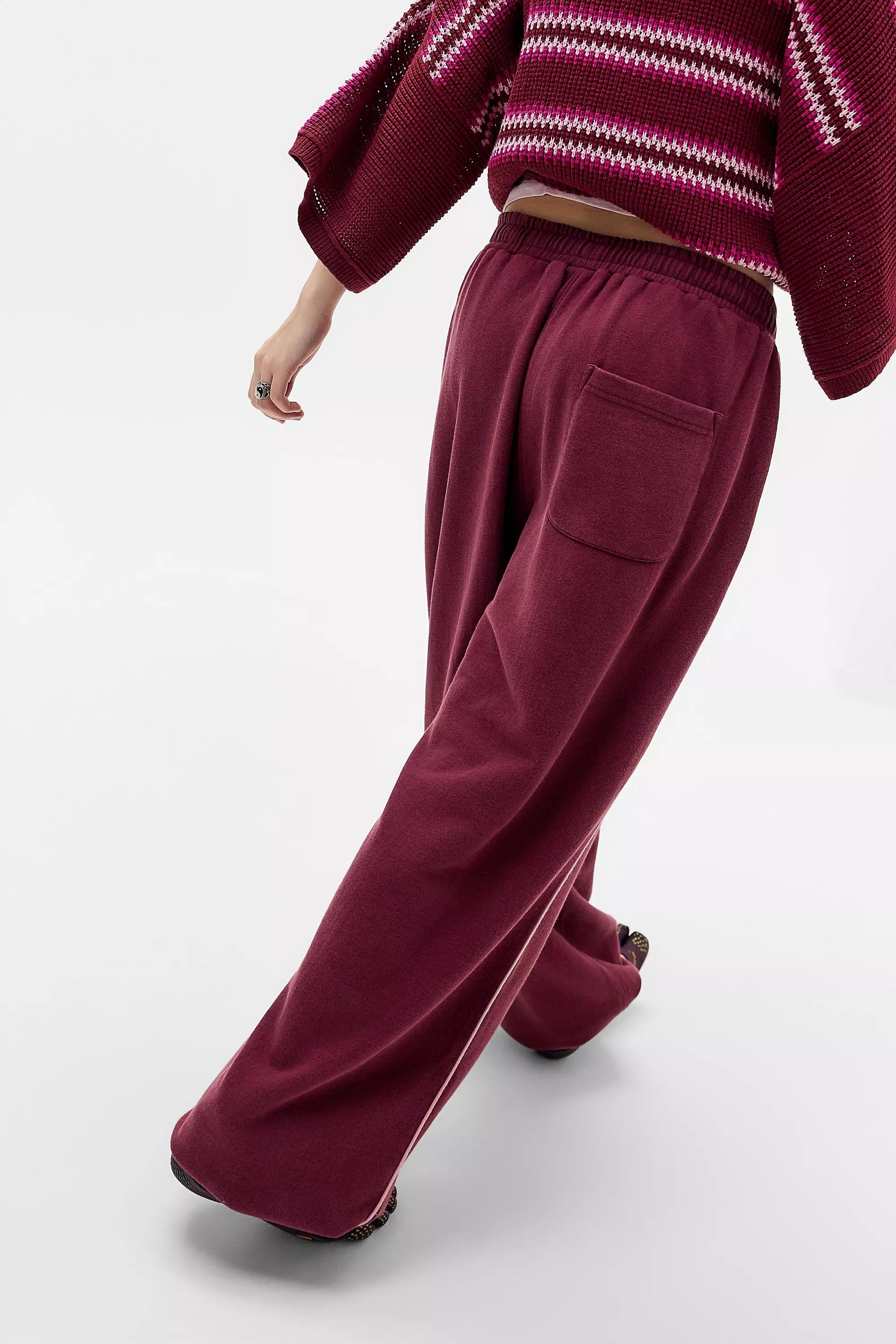 Burgundy Iets Frans... Harri Baggy Joggers, A301_0259, large image number 7