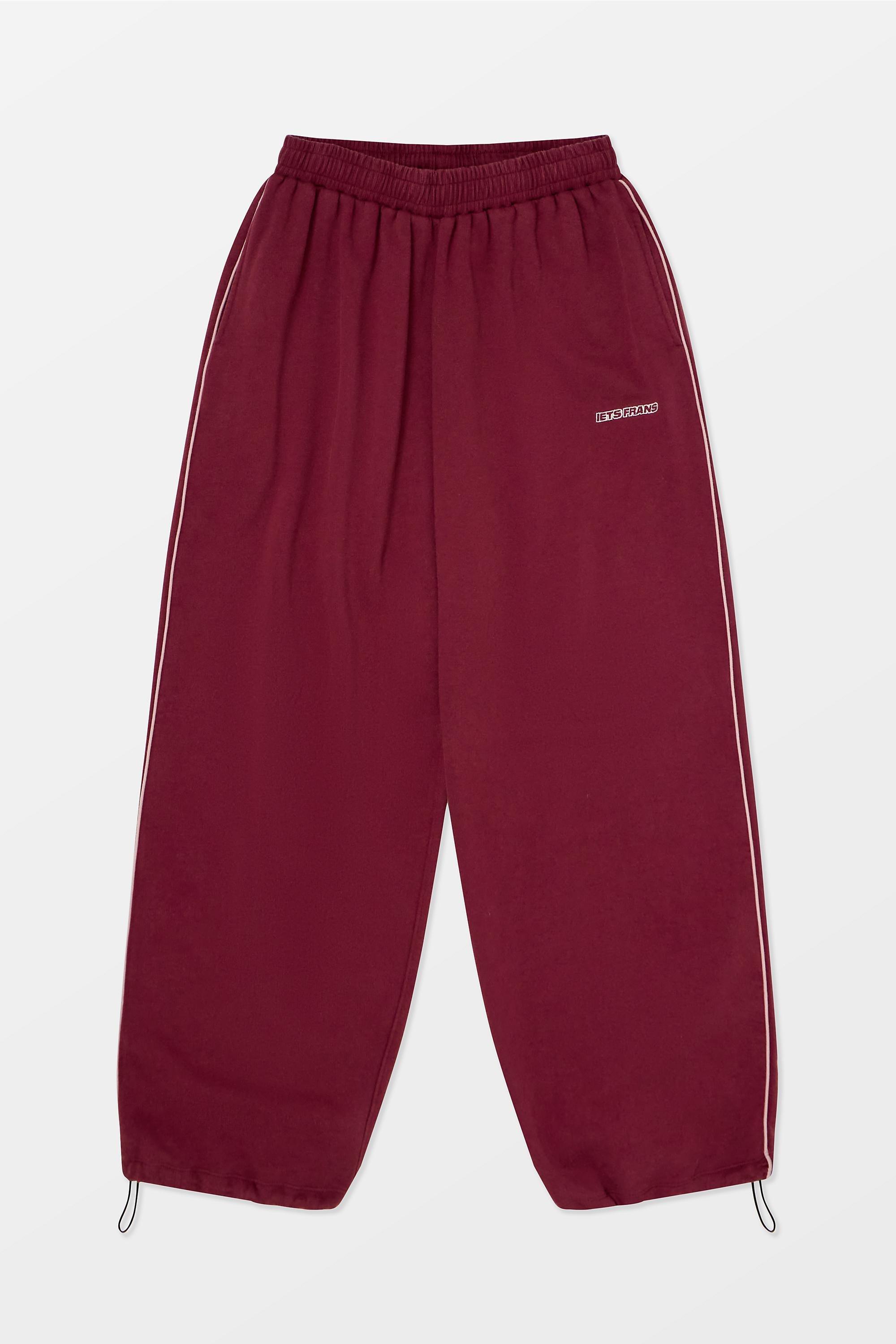 Burgundy Iets Frans... Harri Baggy Joggers, A301_0259, large image number 10