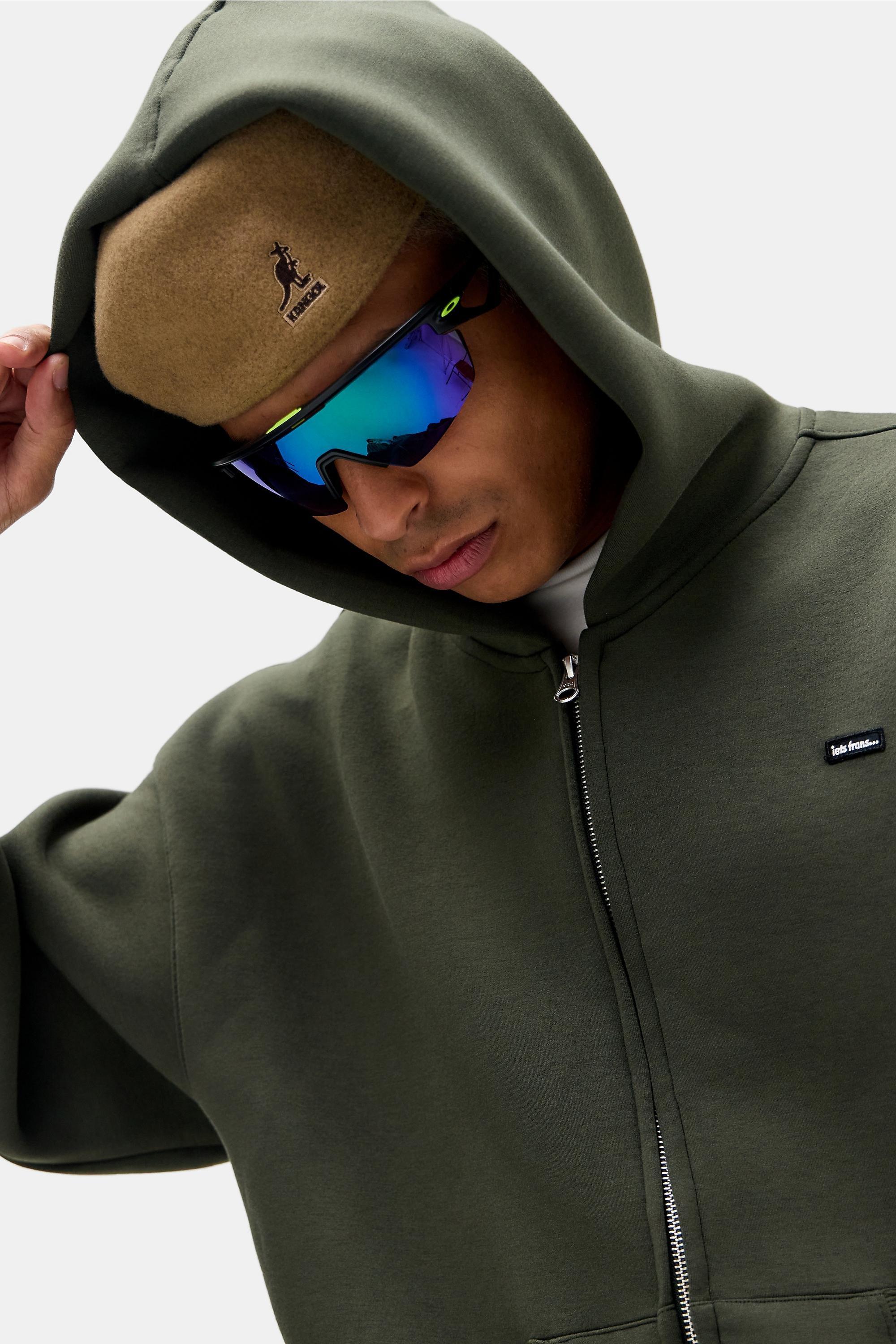 KHAKI iets frans... Khaki Scuba Hoodie, KHAKI, large image number 5