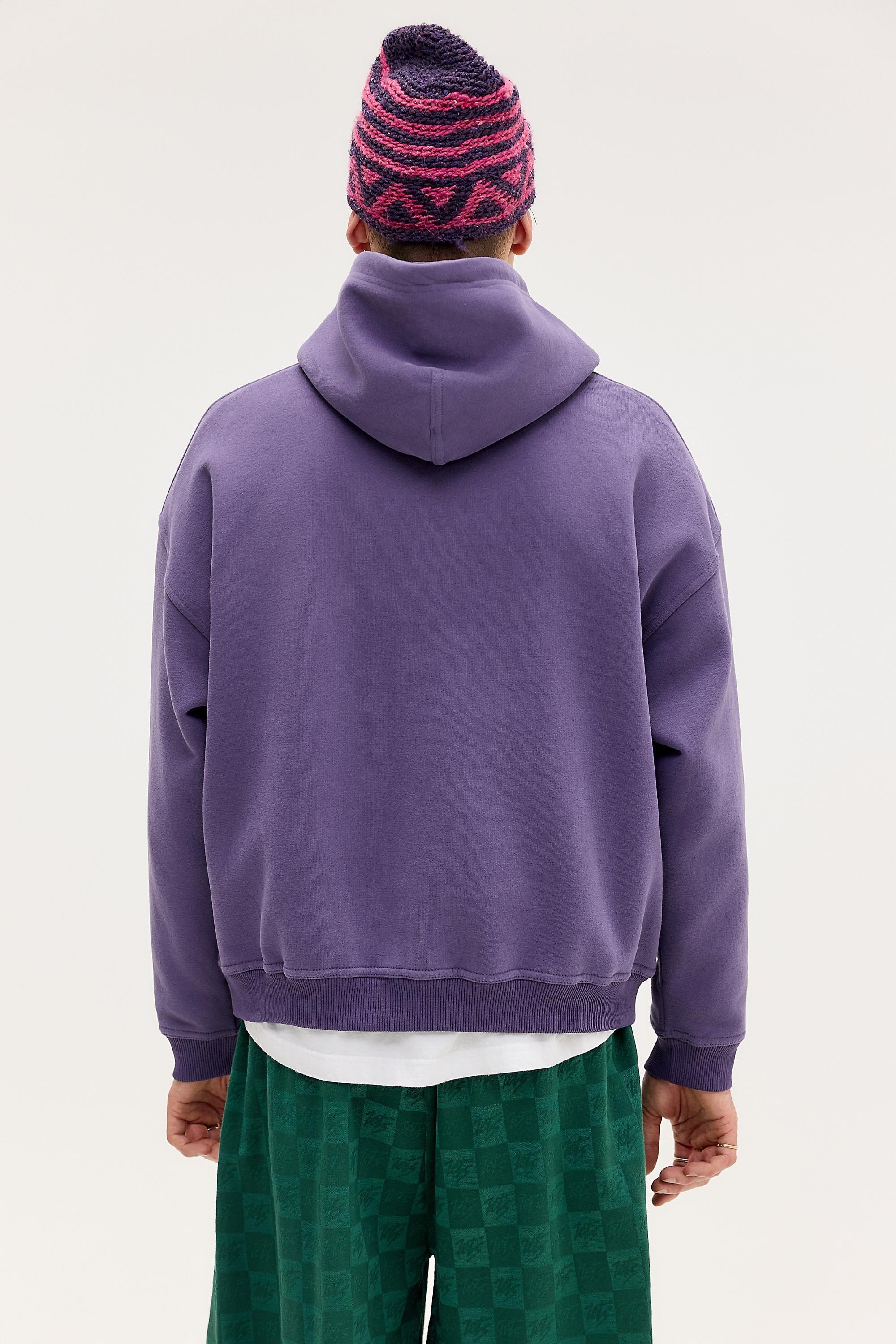 Purple Iets Frans... Purple Peached Hoodie, PURP, large image number 3