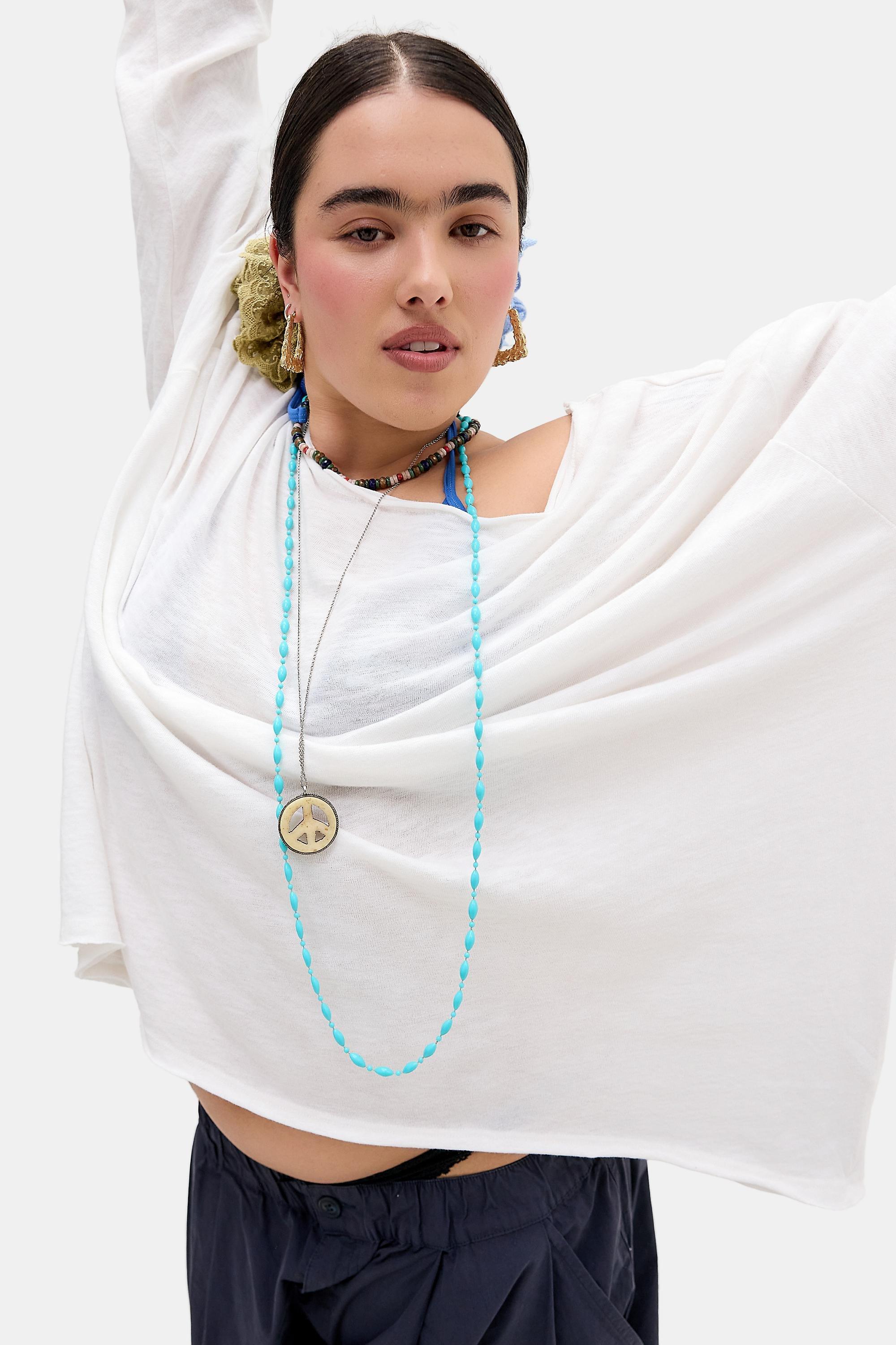 White Bdg Kurt Off-Shoulder T-Shirt, WHT, large image number 4