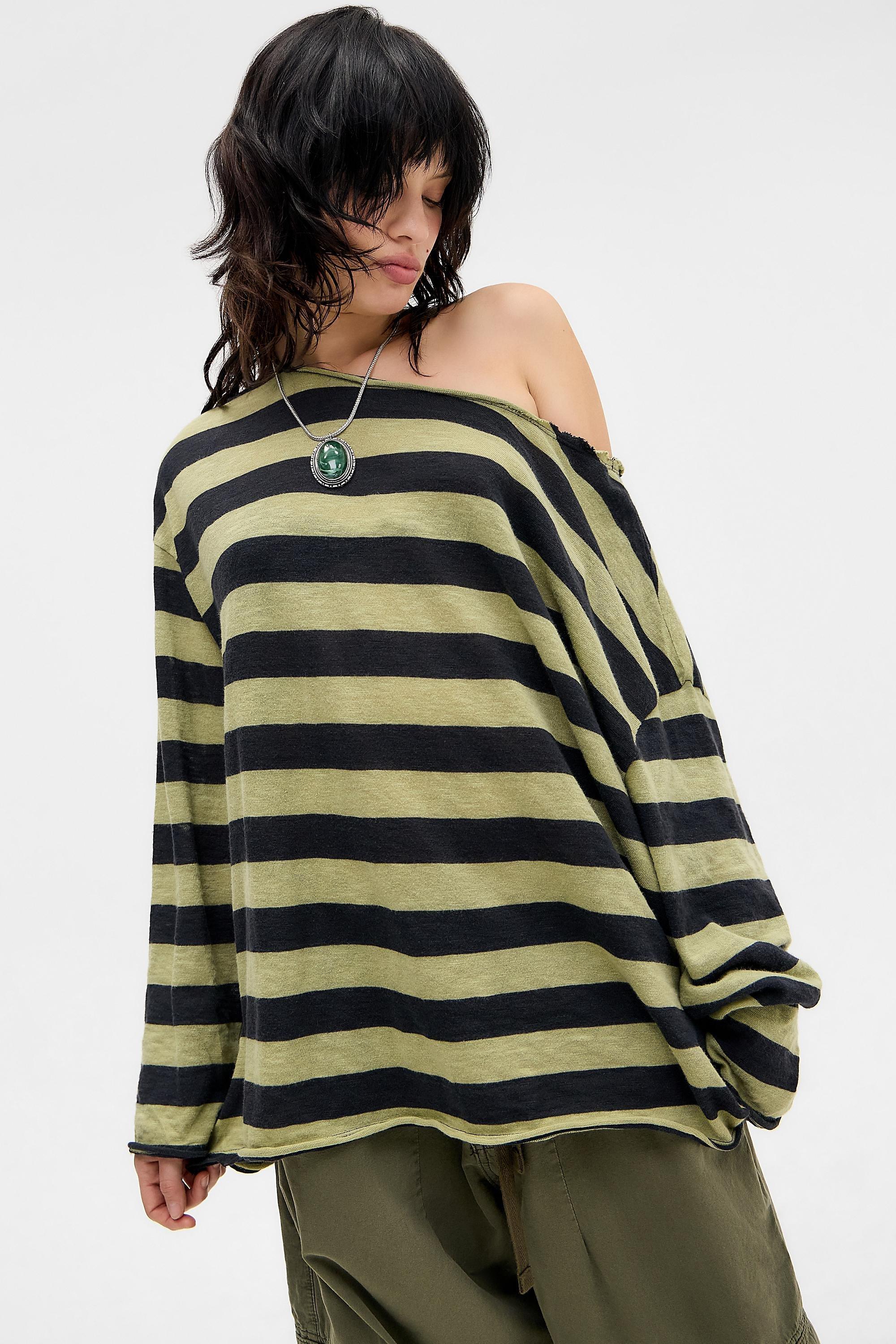 Green Bdg Kurt Off-Shoulder T-Shirt, GRN, large image number 0