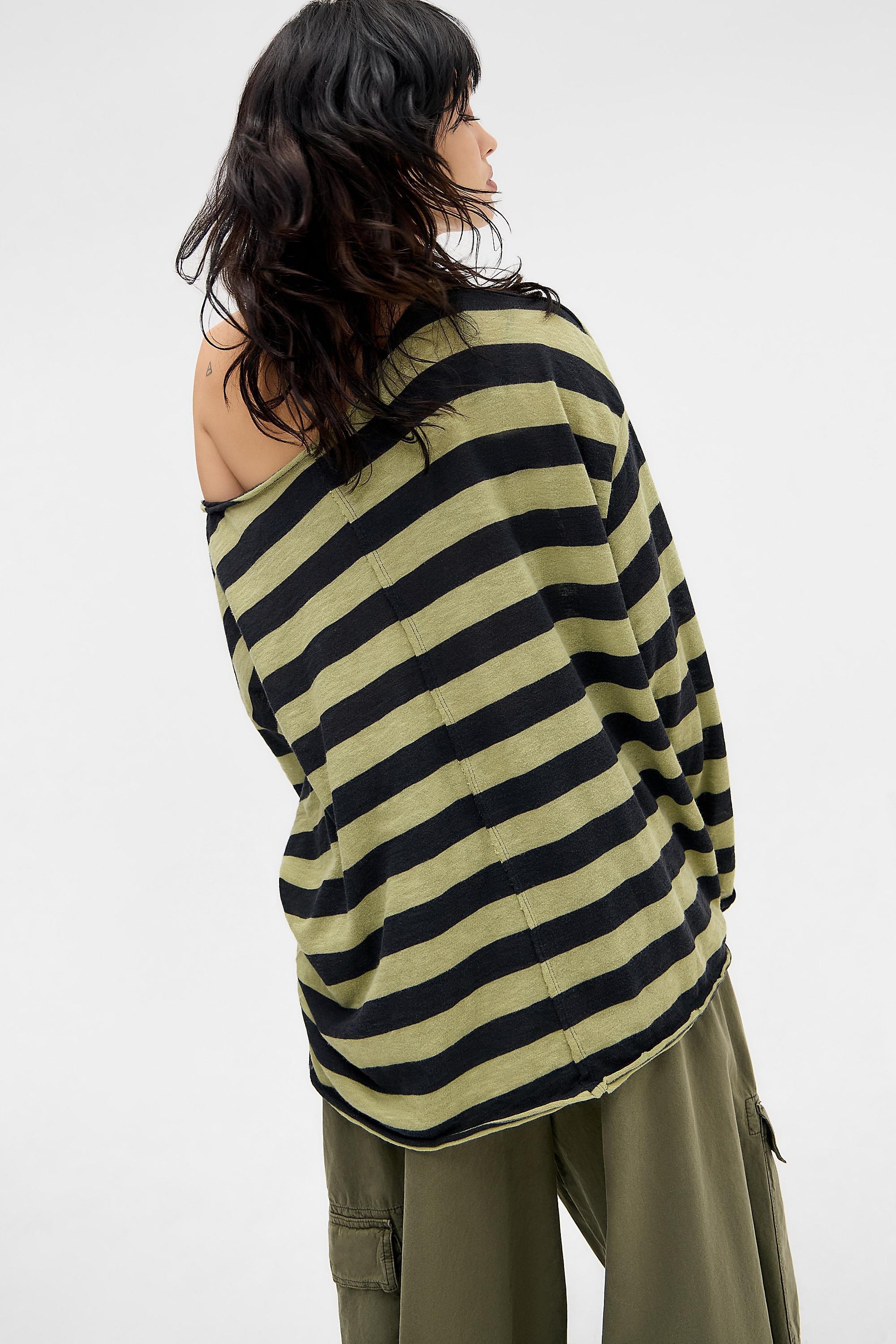 Green Bdg Kurt Off-Shoulder T-Shirt, GRN, large image number 3