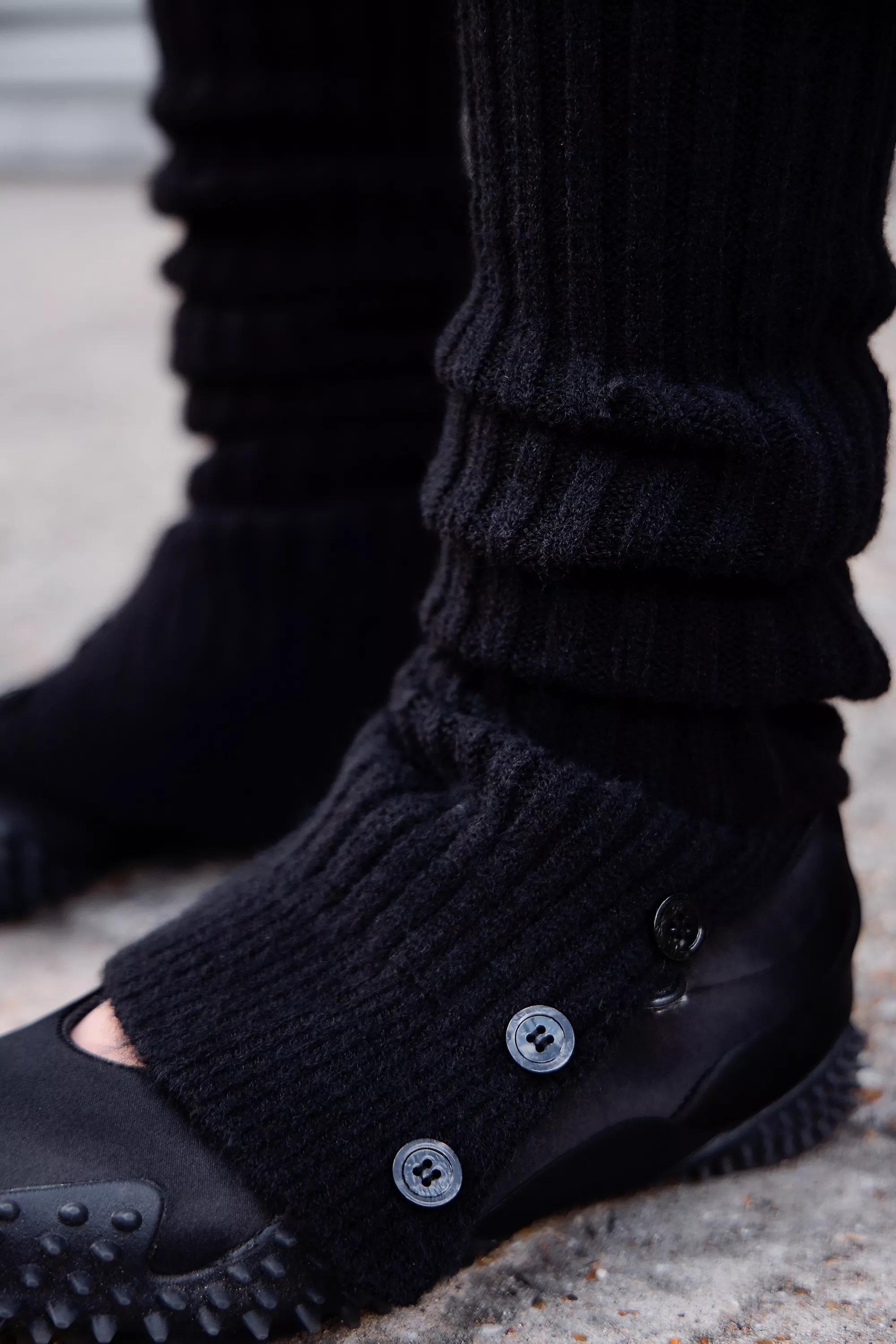 Black Out From Under Inez Button Leg Warmers, BLK, large image number 1