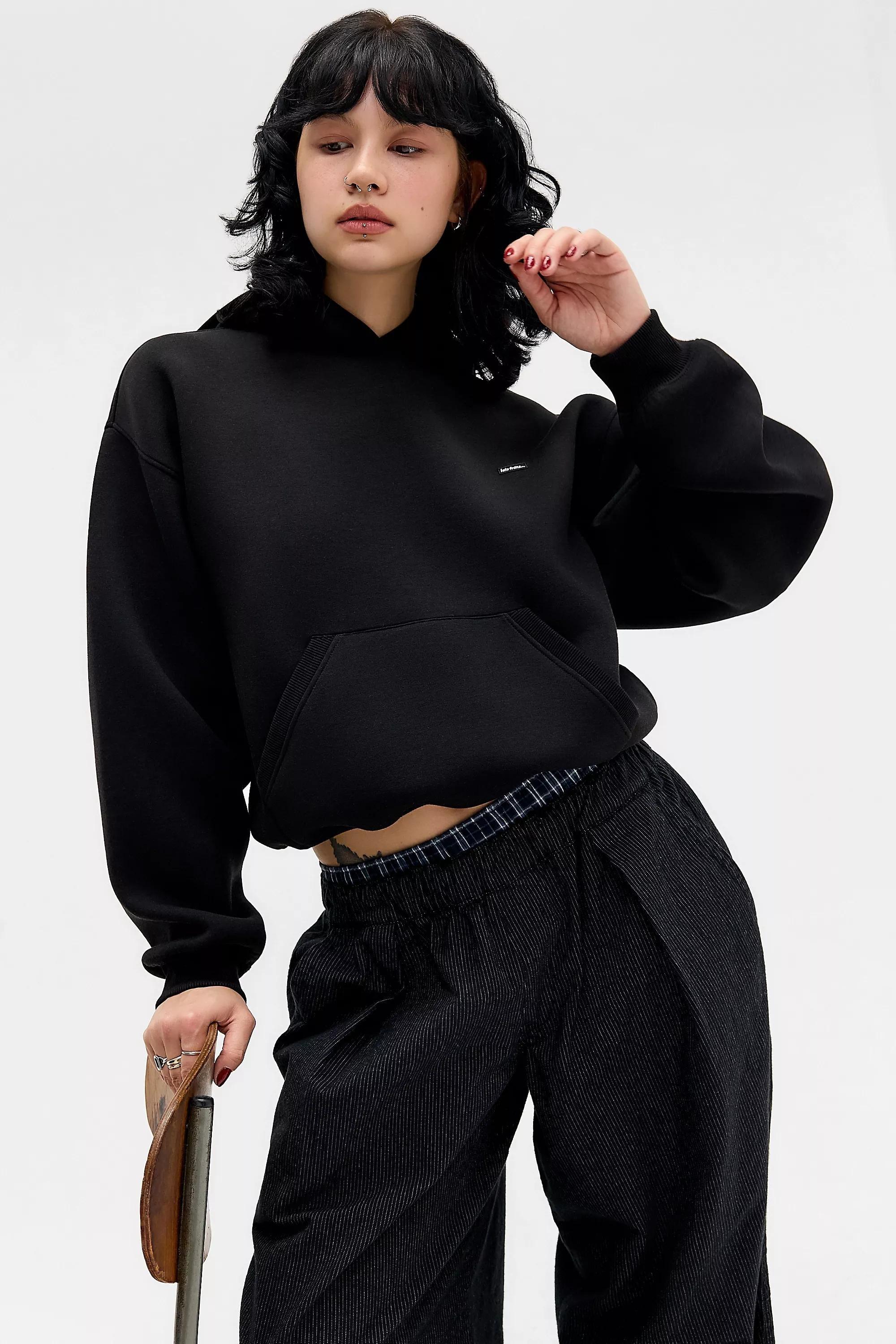 Black Iets Frans... Scuba Pullover Hoodie, BLK, medium