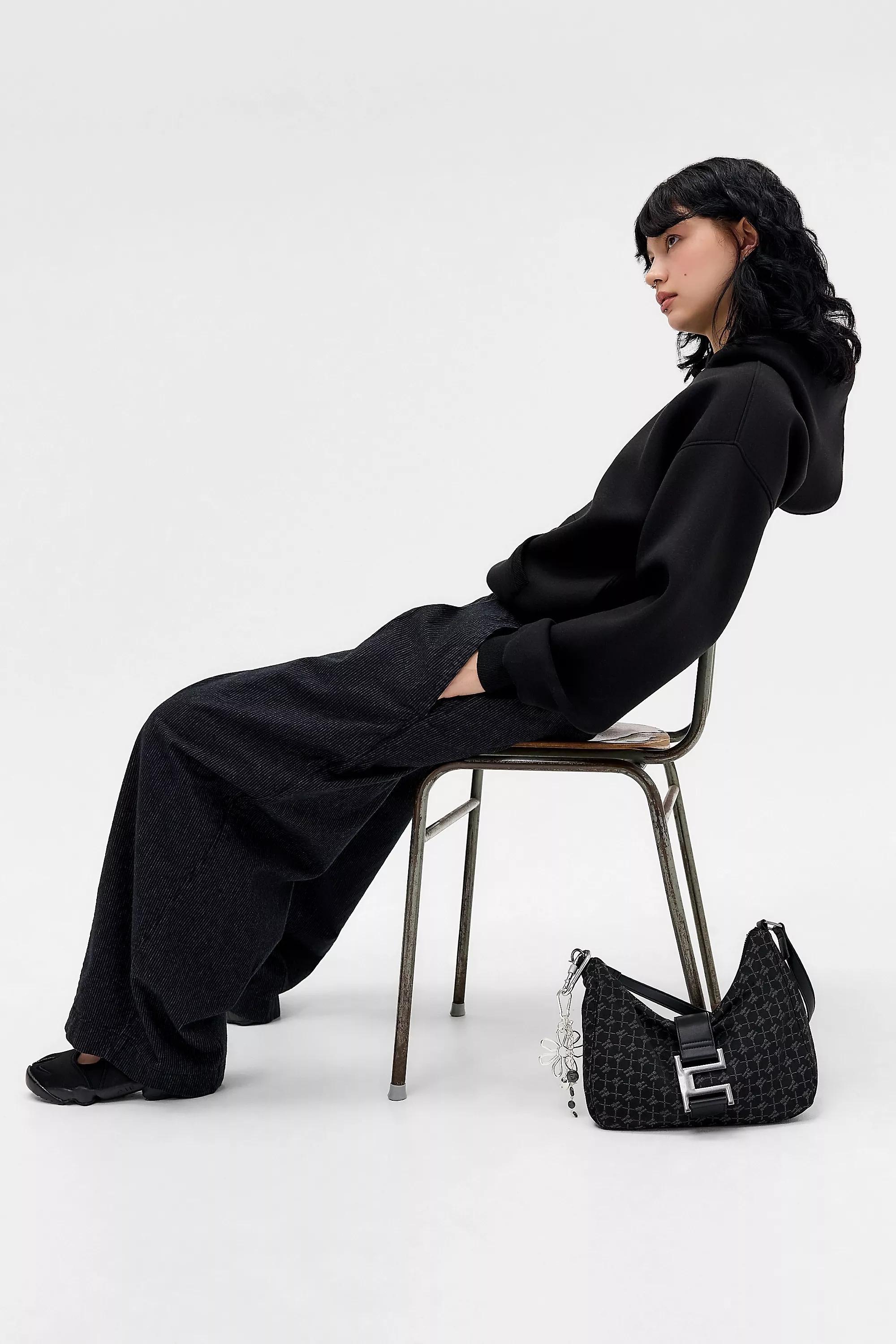 Black Iets Frans... Scuba Pullover Hoodie, BLK, large image number 1